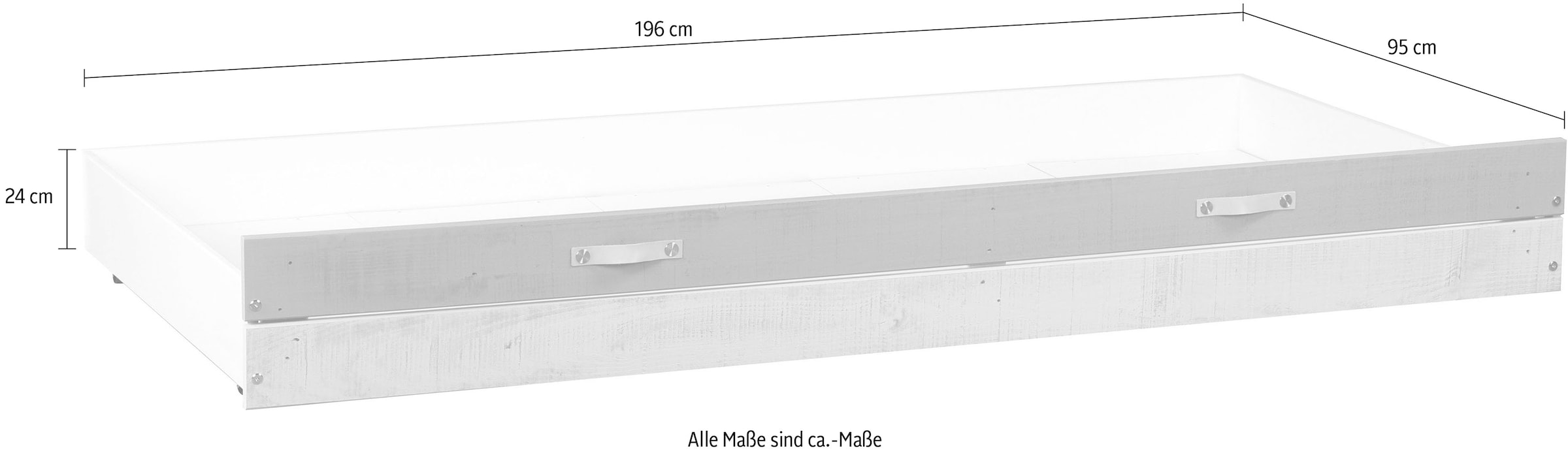 Lüttenhütt Bettschubkasten »Drollig«, passend zum Bett Drollig