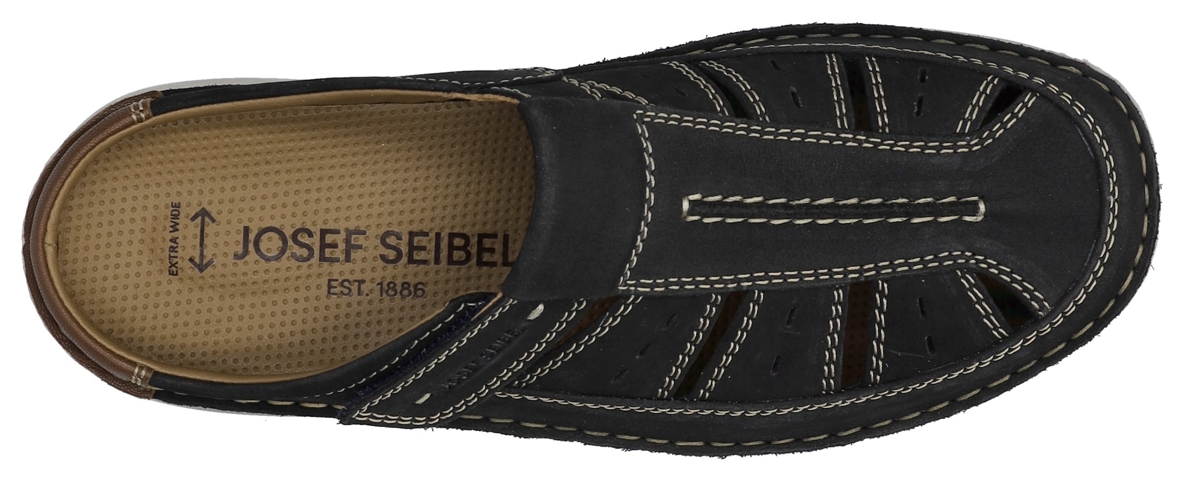 Josef Seibel Clog »New Anvers 76«, Hausschuh, Sabot, Freizeitschuh in extraweiter Form