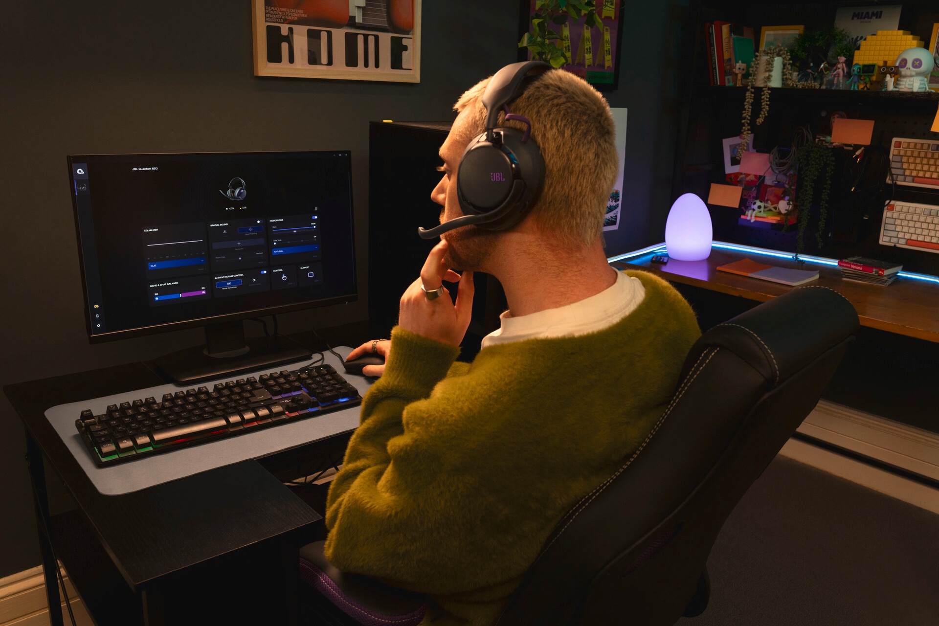 JBL Gaming-Headset »Quantum 850« A2DP Bluetooth Freisprechfunktion