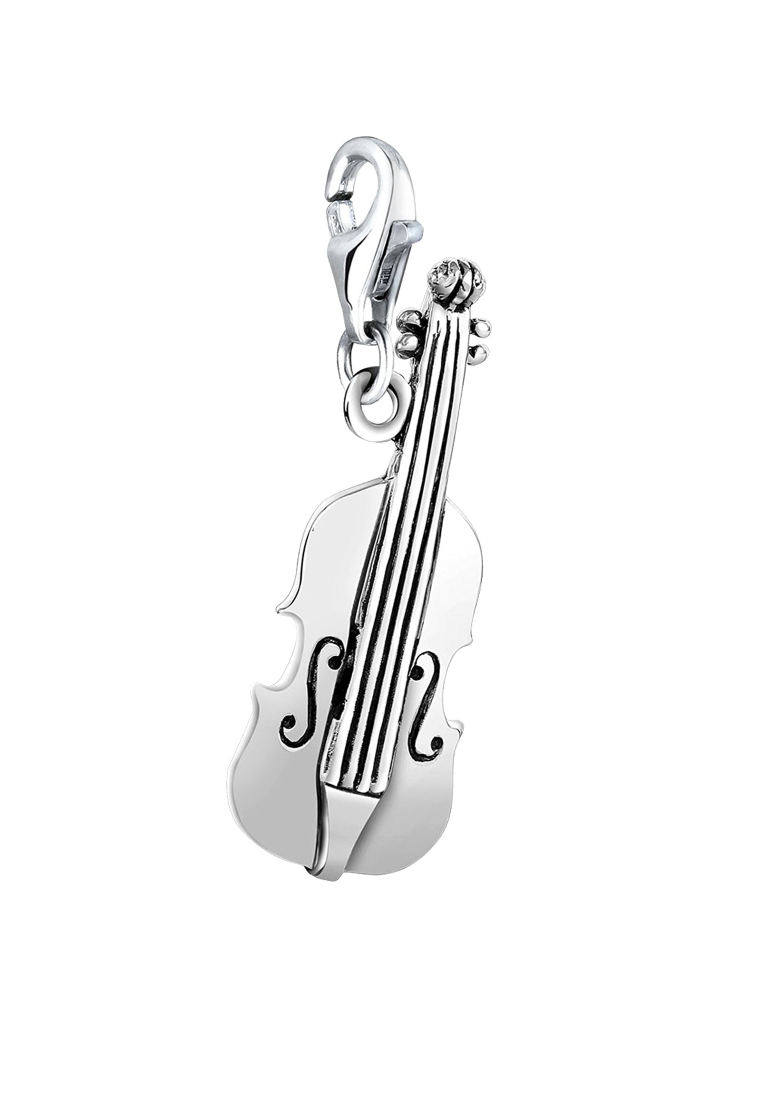 Nenalina Charm-Einhänger »Charm Anhänger Geige Musik-Instrument 925 Silber«