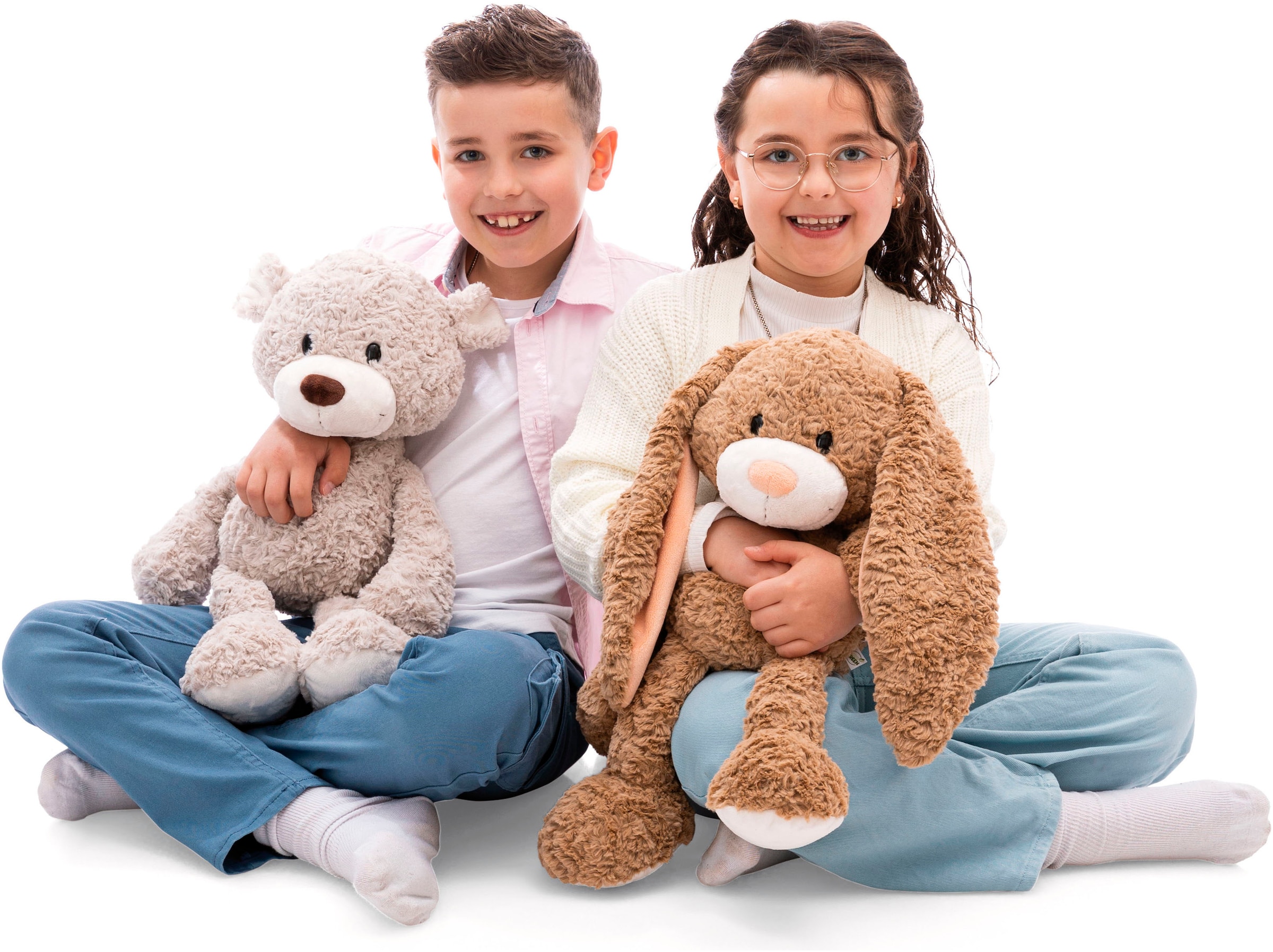 Nici Kuscheltier »Classic Bear, Hase Lopino, 50 cm schlenkernd«, schlenkernd; enthält recyceltes Material