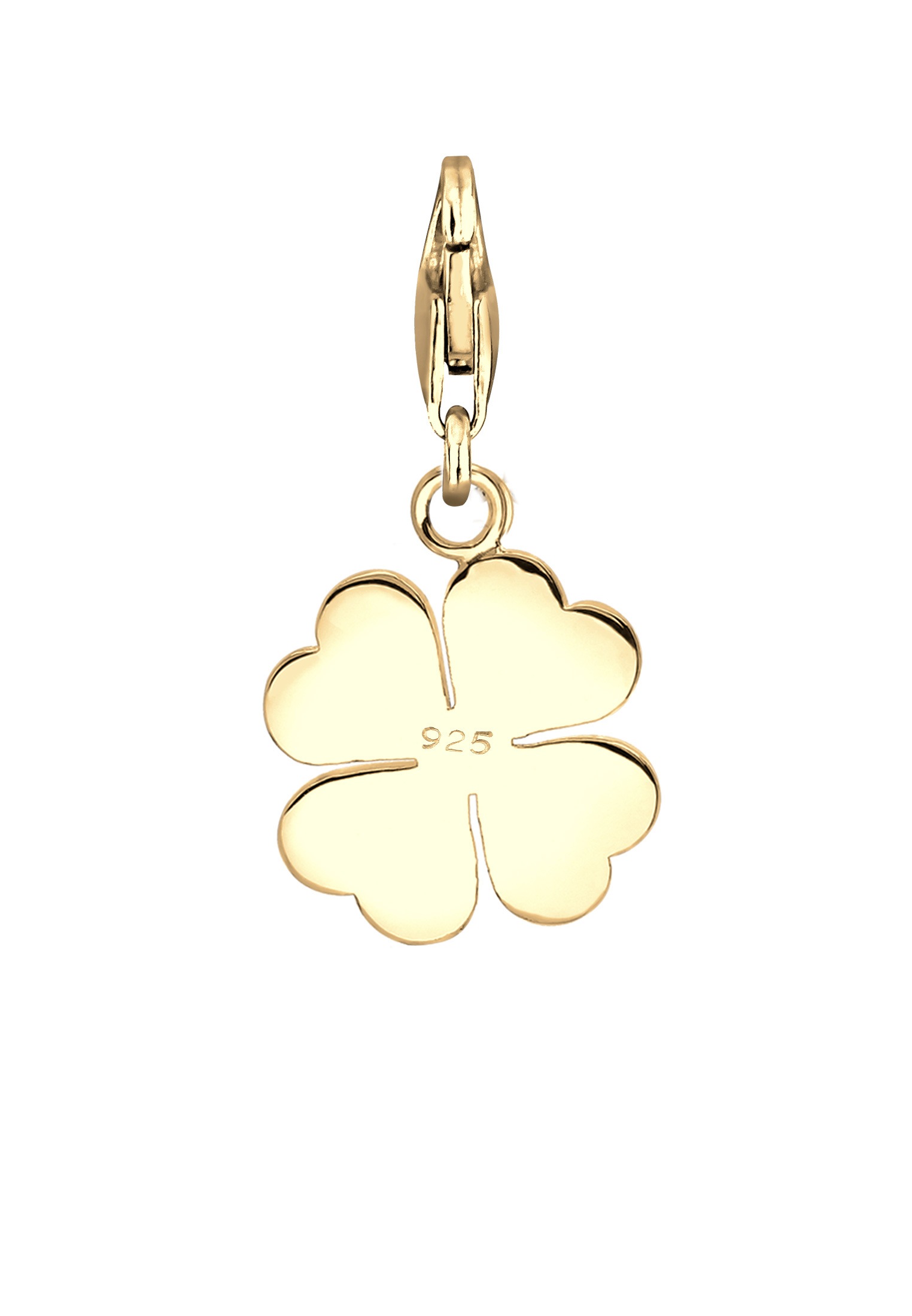 Nenalina Charm-Einhänger »Charm Anhänger Kleeblatt Glück Talisman 925 Silber«
