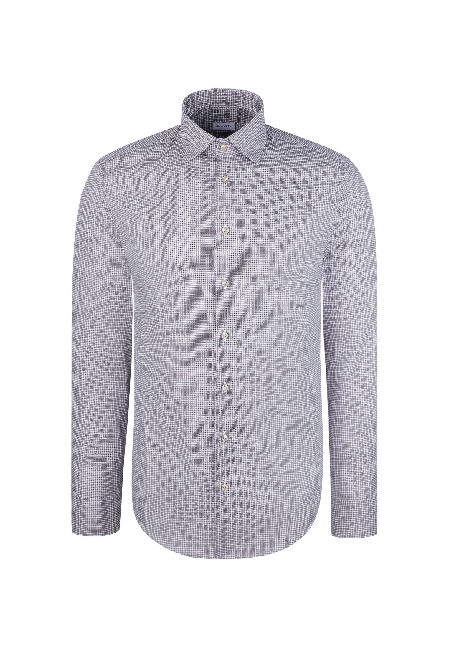 seidensticker Businesshemd »Schwarze Rose« Slim 1/1 Kentkragen Druck