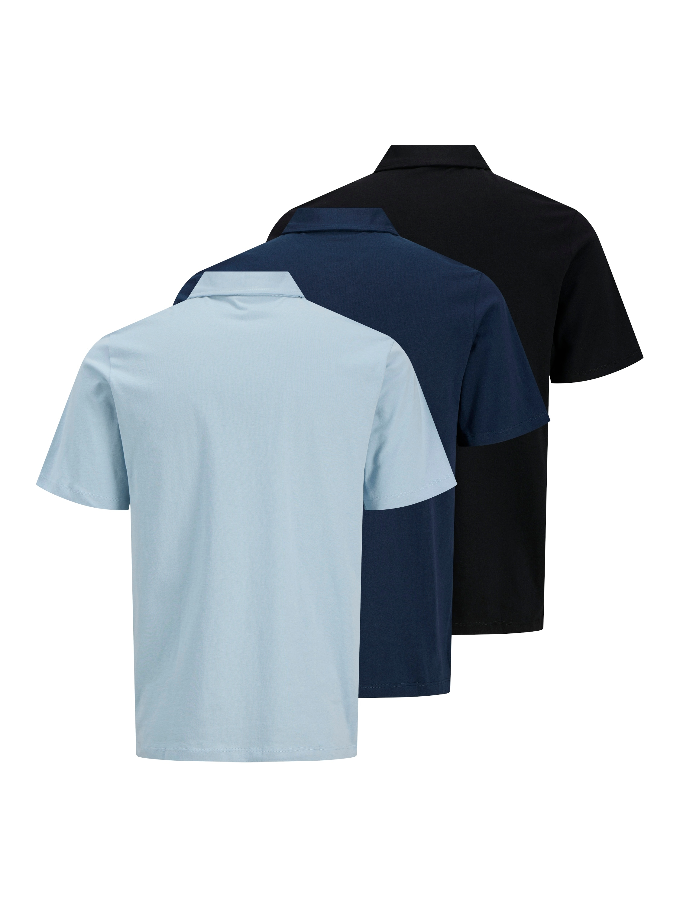 Jack & Jones Poloshirt »JJBRANDON POLO SS 3PK MP« Packung, 3