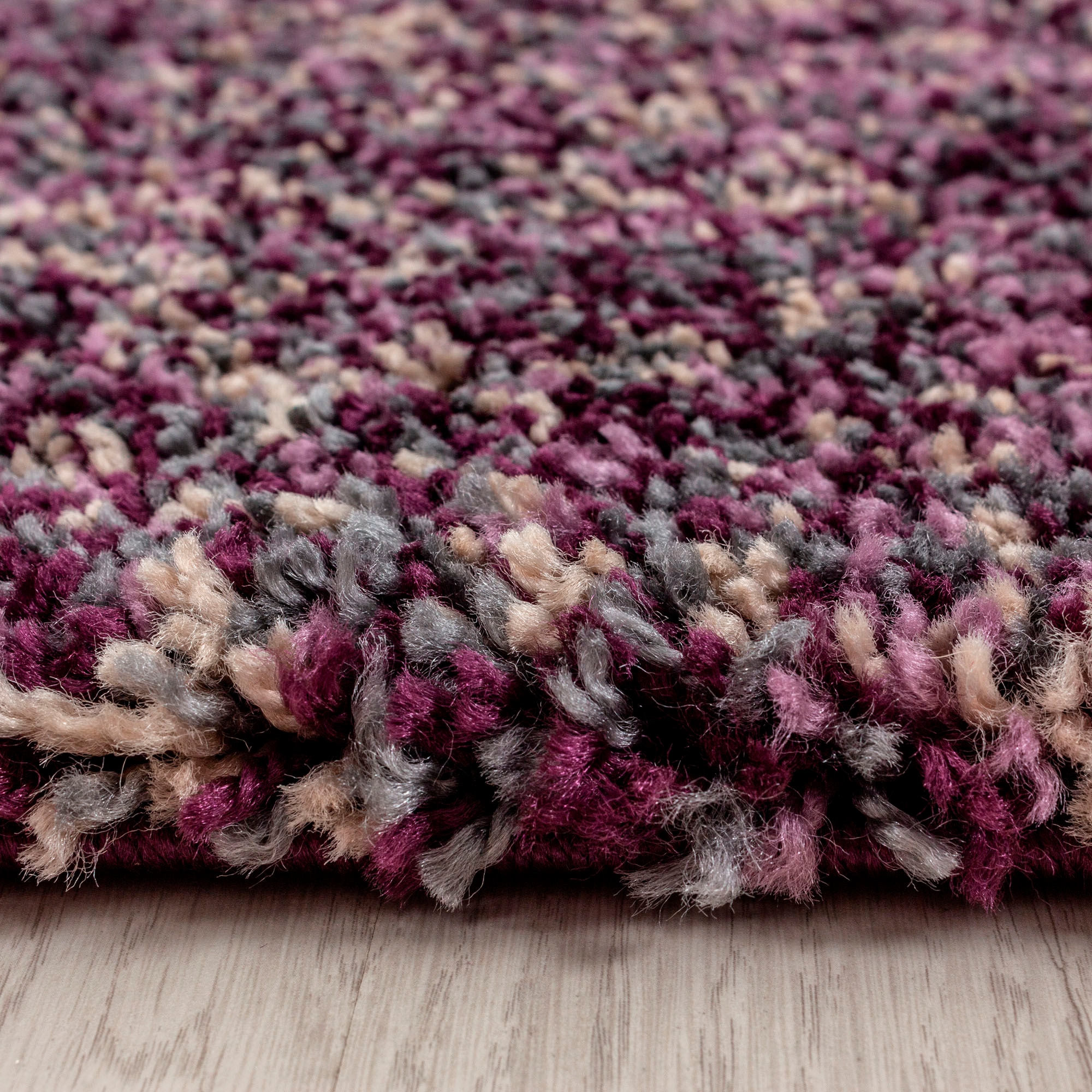 Ayyildiz Teppiche Hochflor-Teppich »Enjoy Shaggy«, rund, 50 mm Höhe, melierter Langflor, Wohnzimmer