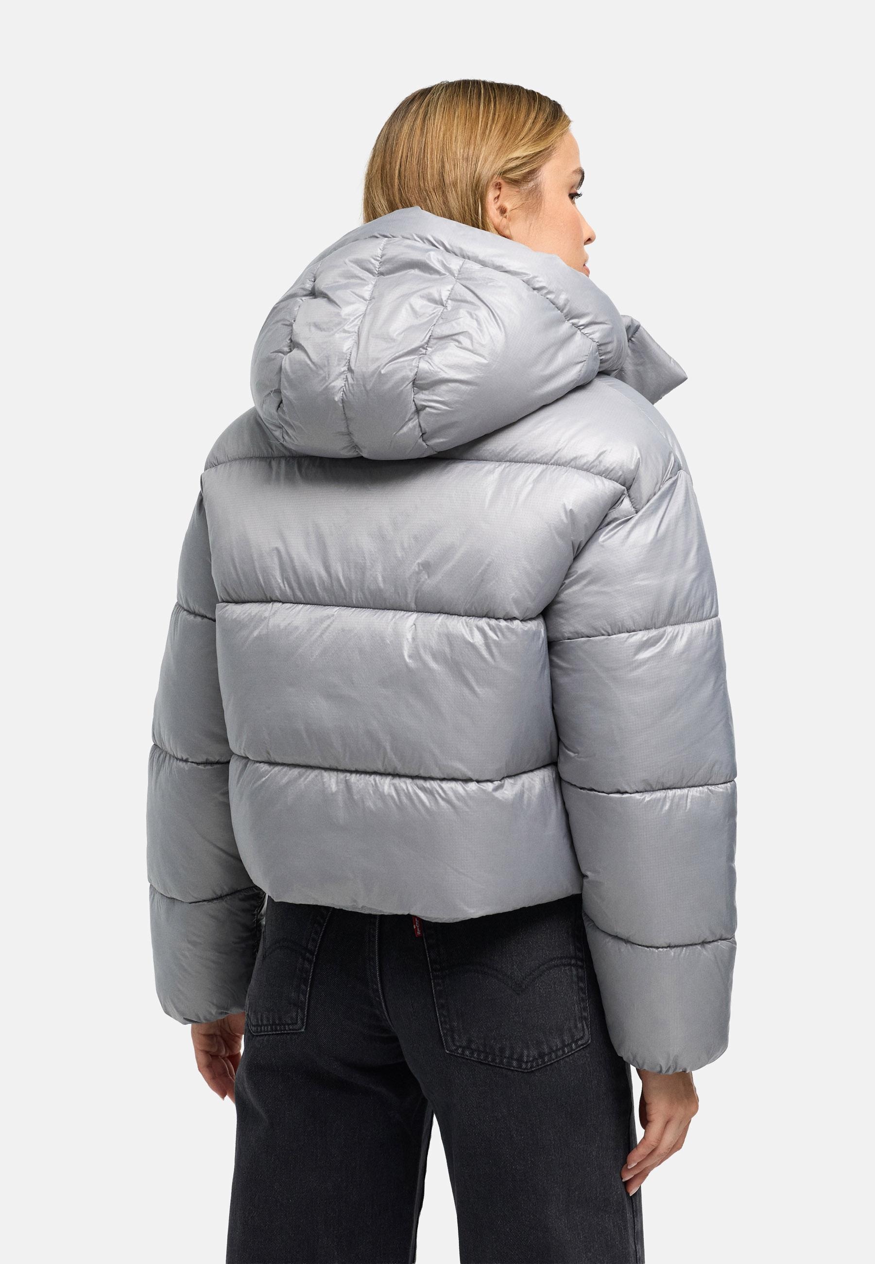 Navahoo Outdoorjacke »Outdoorjacke Polar-Unit 14« mit Kapuze Damen Steppjacke mit abnehmbarer Kapuze