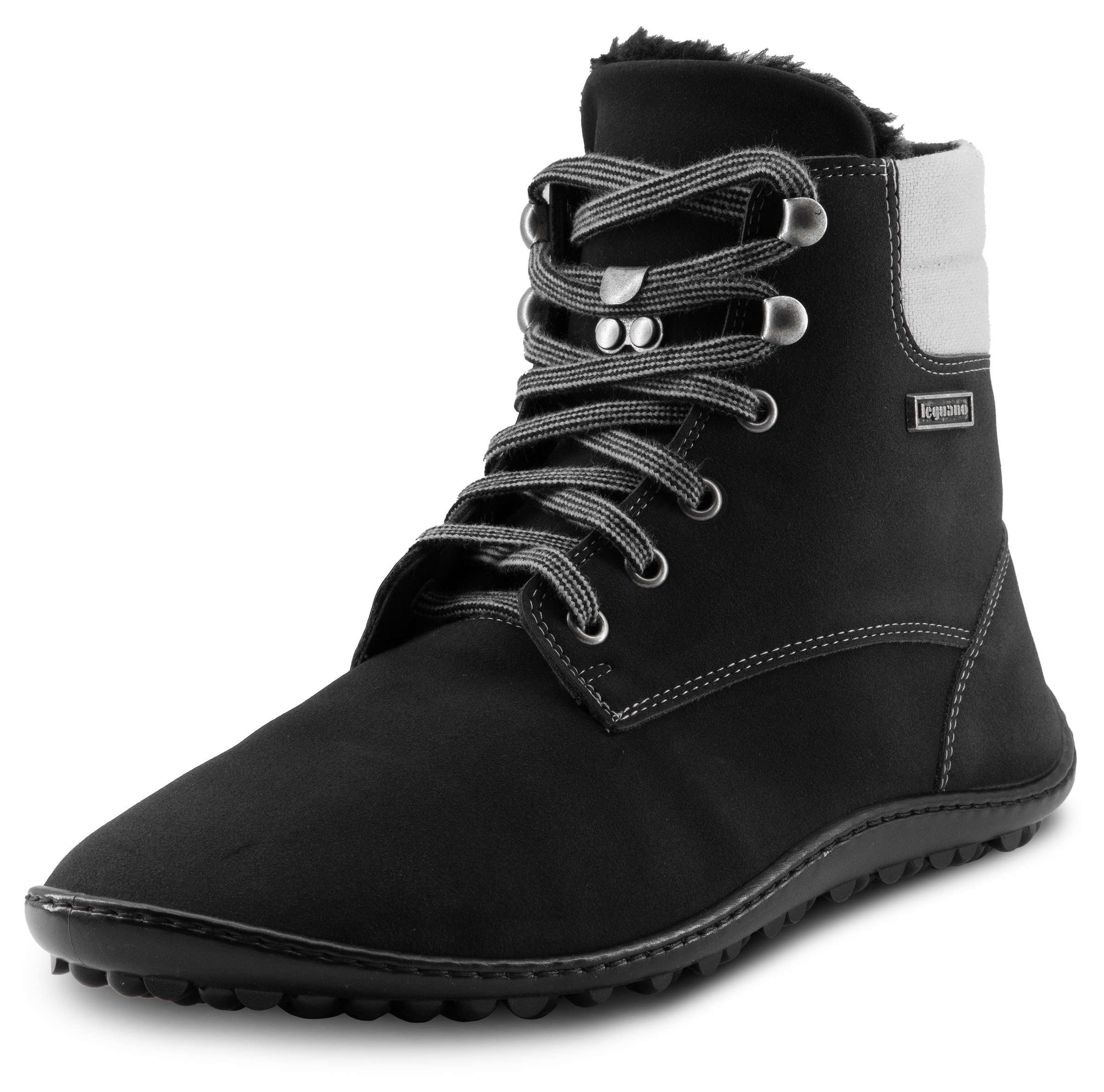 Leguano Barfußschuh »Icebare«, Bequemschuh, Schnürboots, speziell entwickelte Halbkugel-Sohle
