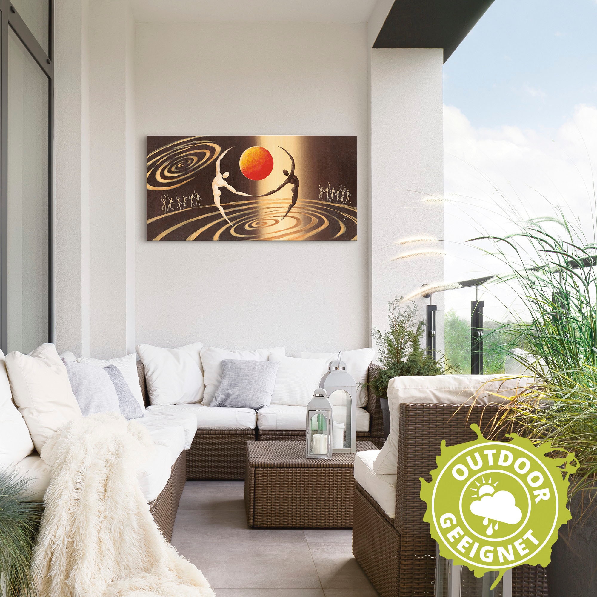 Artland Wandbild »Über dem Universum«, Paar, (1 St.), als Alubild, Outdoorbild, Leinwandbild, Wandaufkleber, versch. Größen