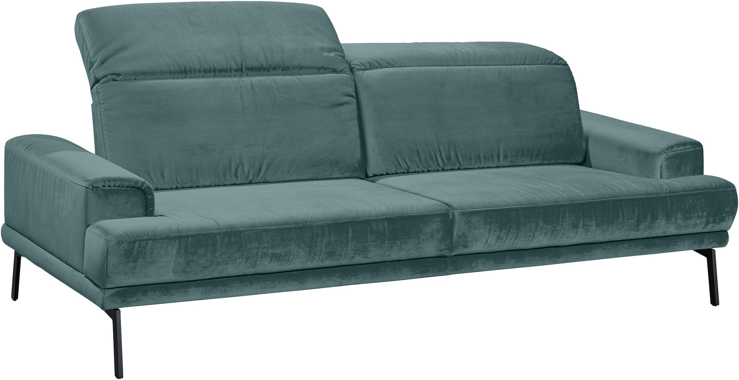 Musterring 3-Sitzer »MR 4580«, inkl. Kopf- und Sitztiefenverstellung, Fuß schwarz, B228 x T103 cm