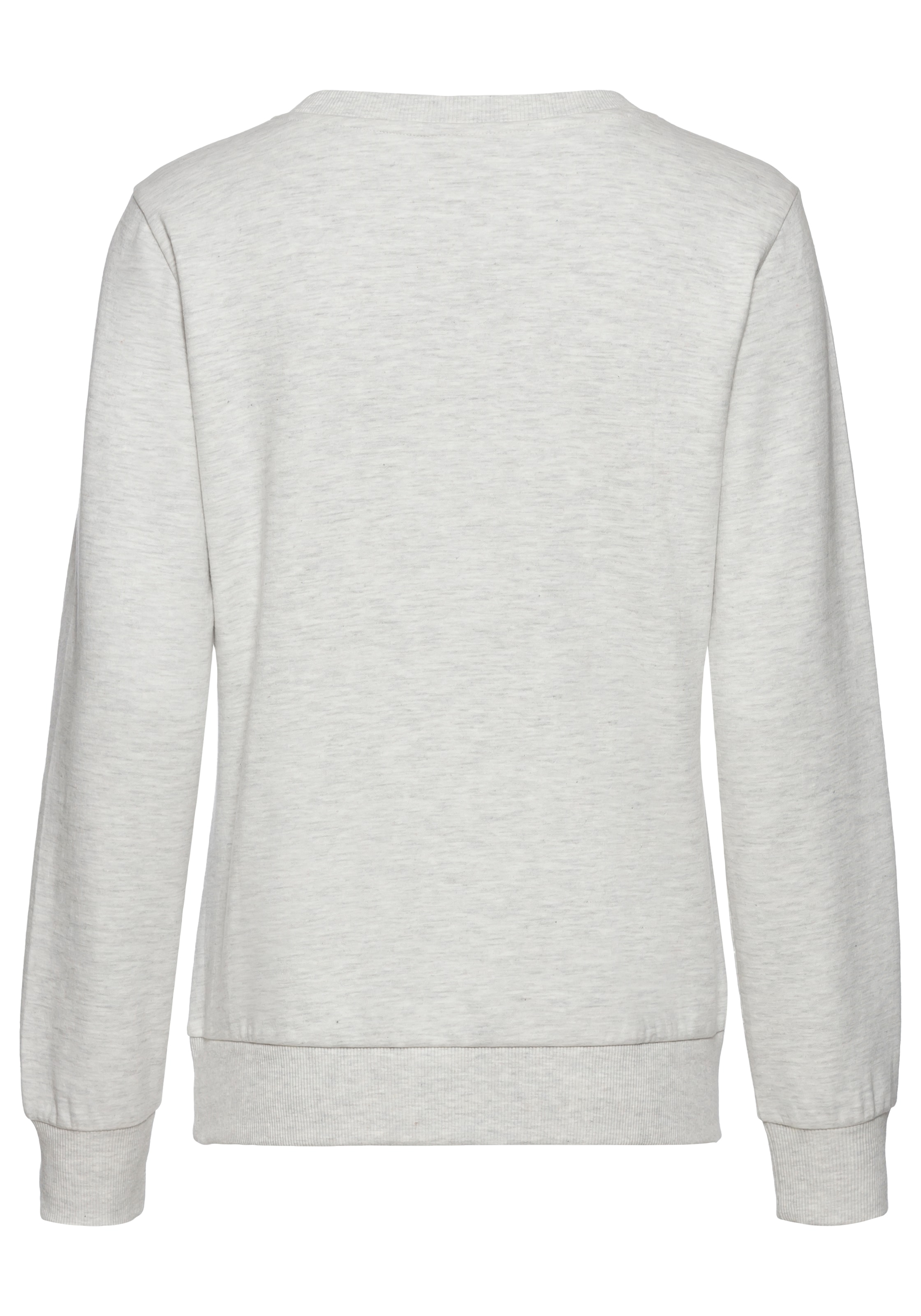 Vivance Longsweatshirt, mit Loungewear Stickerei, Loungeshirt