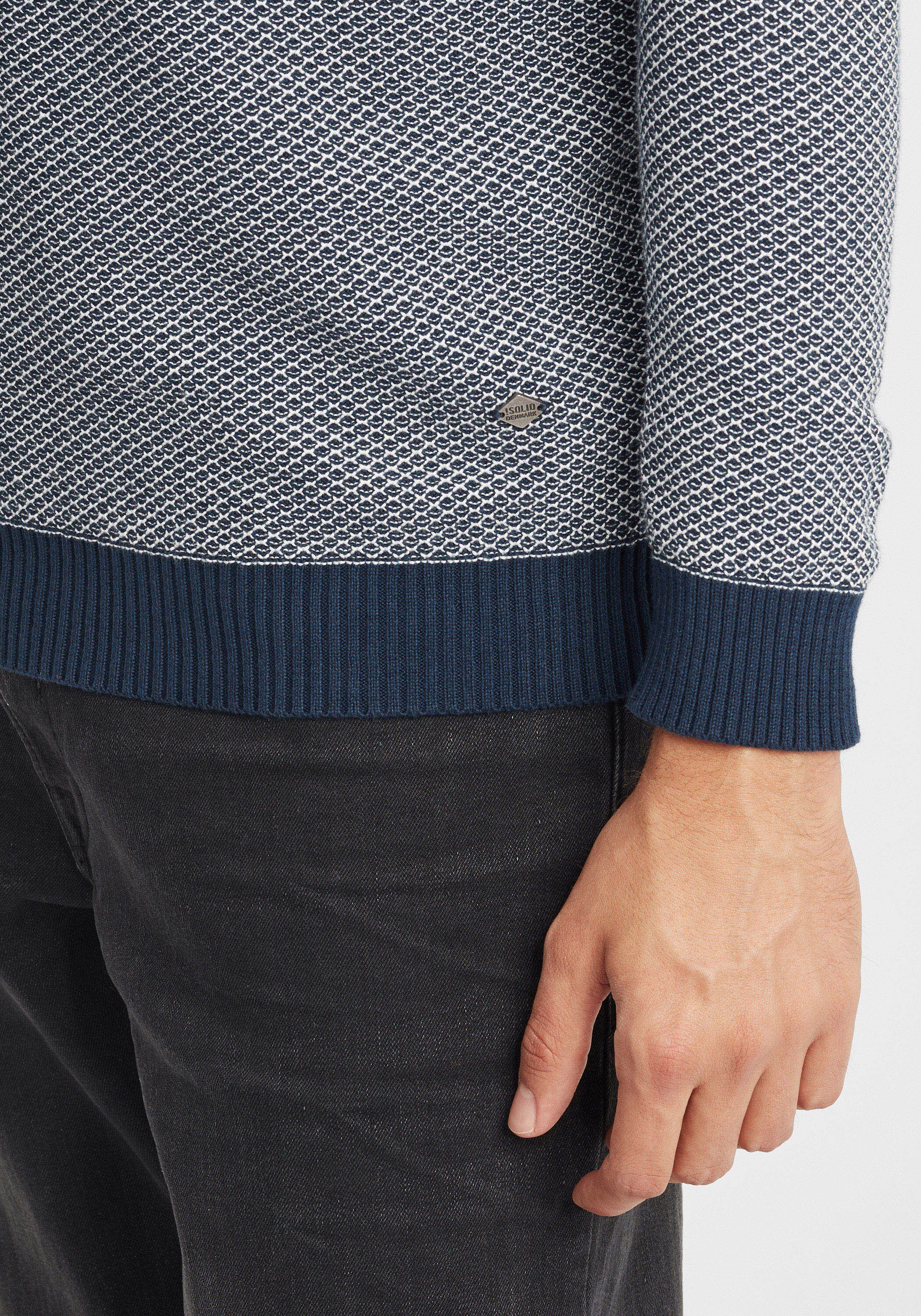 !Solid Strickfleece-Pullover »Strickpullover SDDumon«