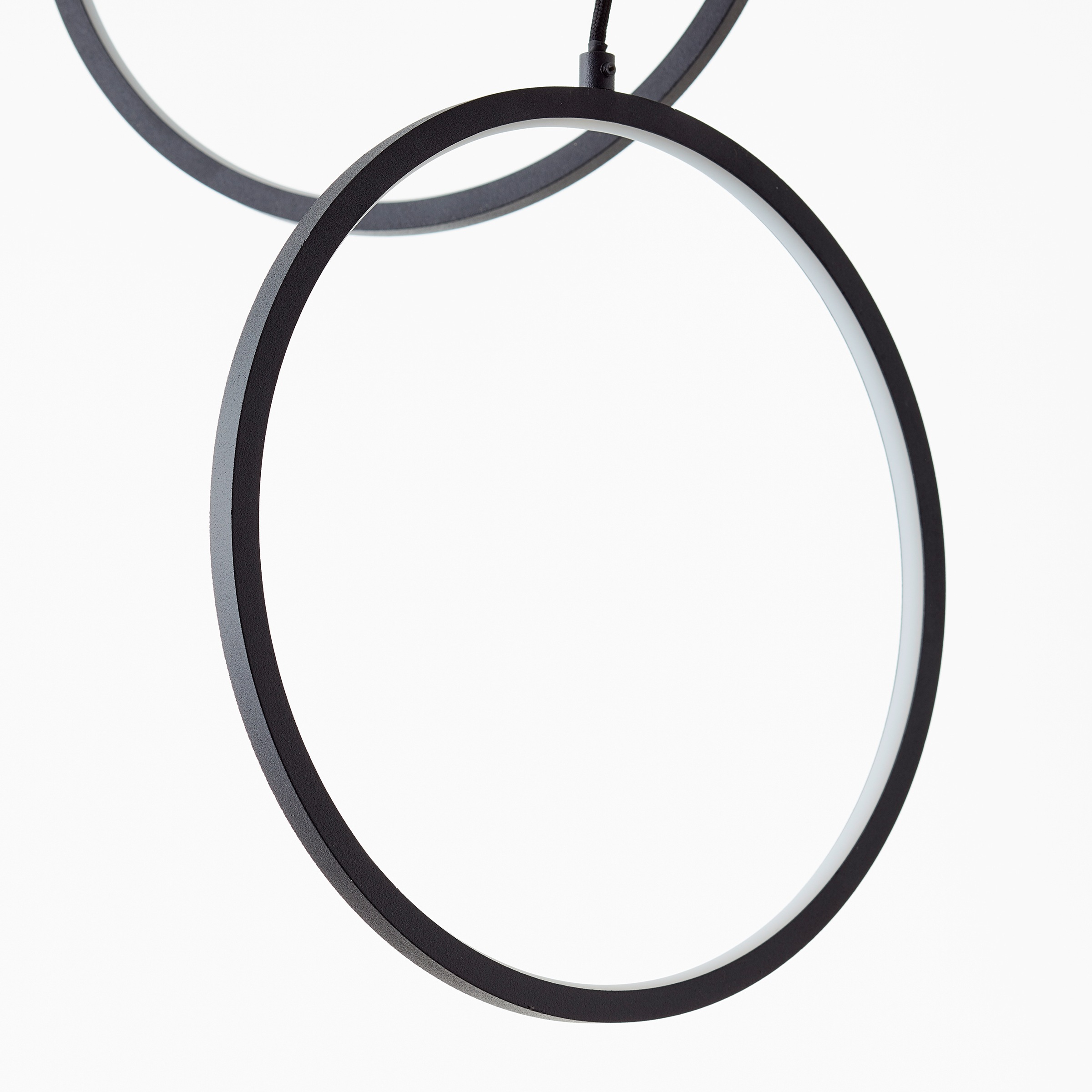 Brilliant LED Pendelleuchte »Chaumont«, Höhe 150 cm, Ausl. 45 cm, 3100 lm, Aluminium, schwarz