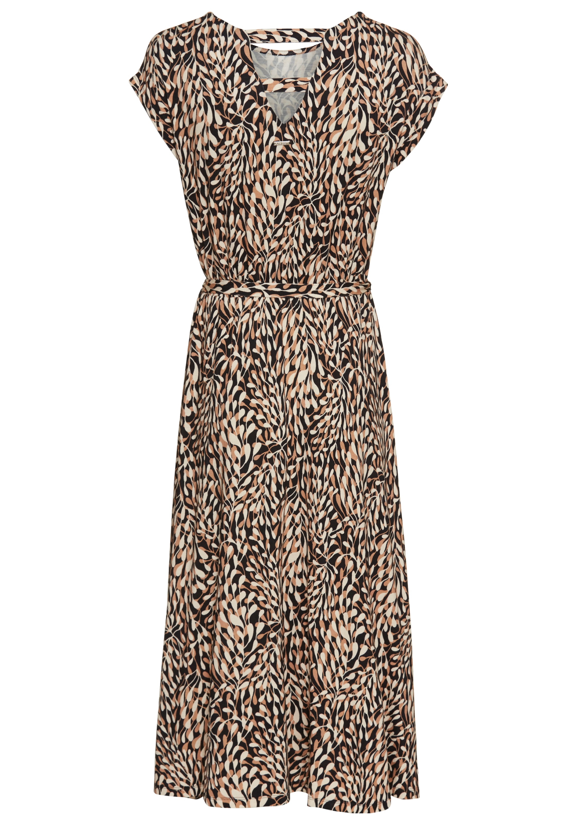 Laura Scott Midikleid, mit femininen Allover-Druck, inkl. Bindeband - NEUE KOLLEKTION