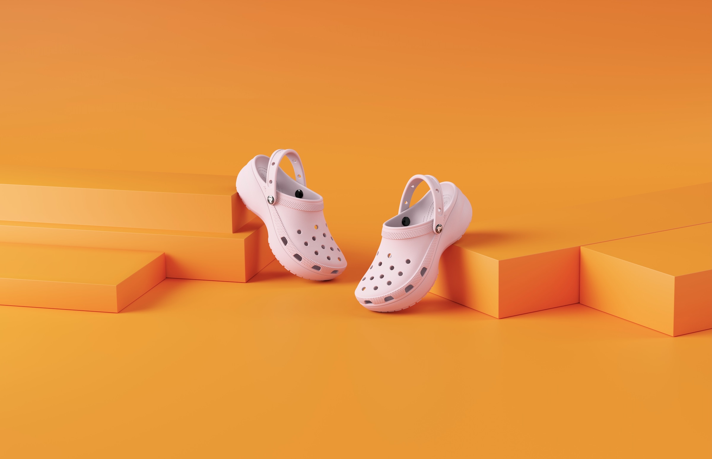 Crocs Clog »Classic Platform Pearl Clog«, Plateaschuh, Sandale mit Zierperlen