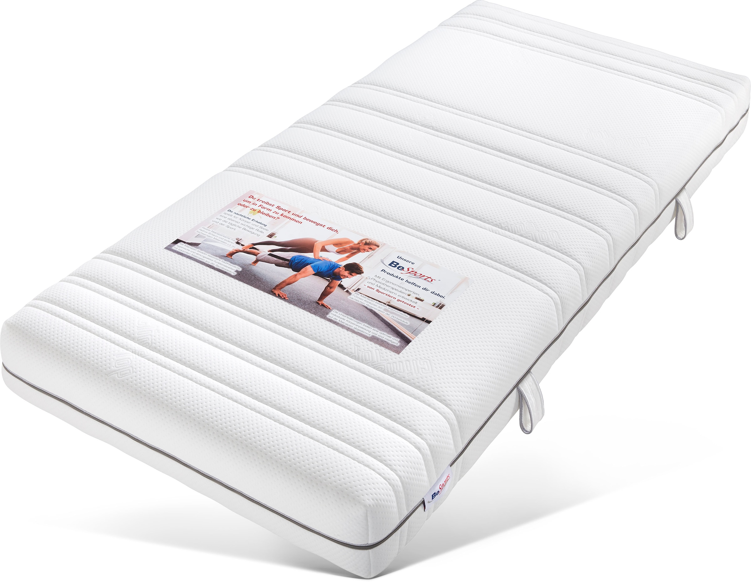 BeSports Komfortschaummatratze »Tri Sensation«, 22 cm hoch, (1 St.), komfortable Matratze in 90x200 cm und weiteren Größen erhältlich