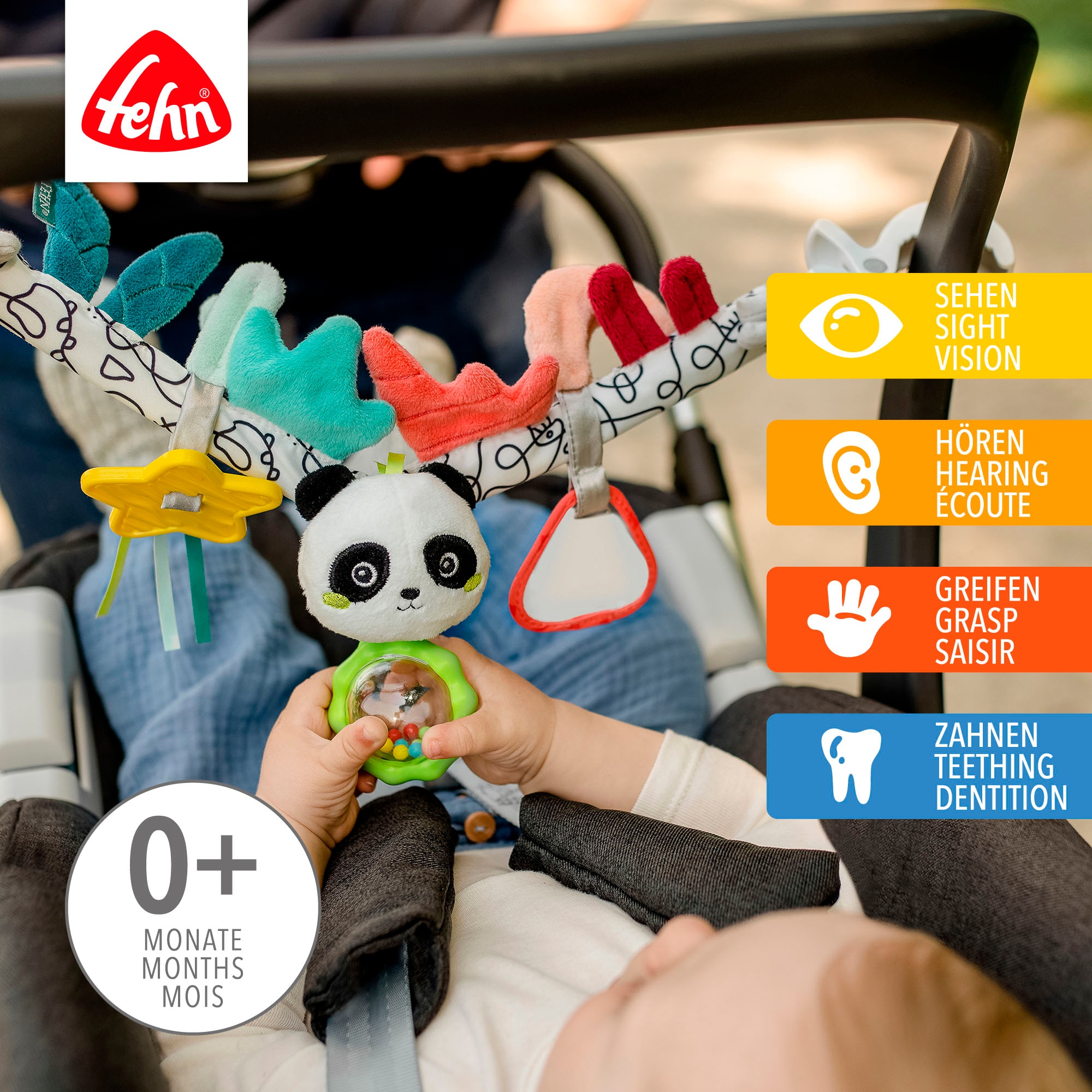 Fehn Kinderwagenkette »DoBabyDoo, Panda«