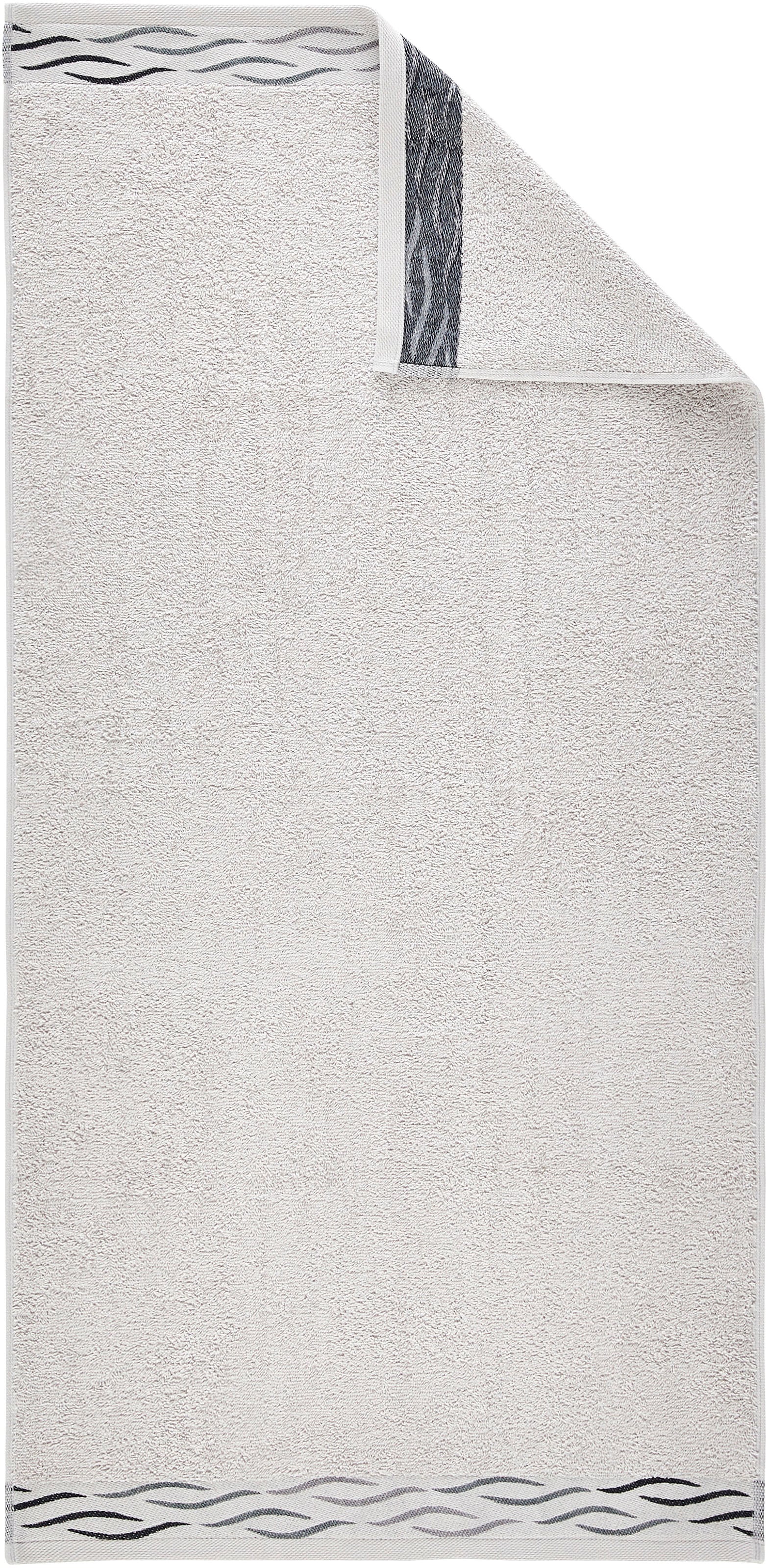 Dyckhoff Handtuch Set »Wave« Set 3 Stk. Frottier mit Jacquard-Bordüre;4 Handtücher (50x100cm), 2 Duschtücher (70x140cm)