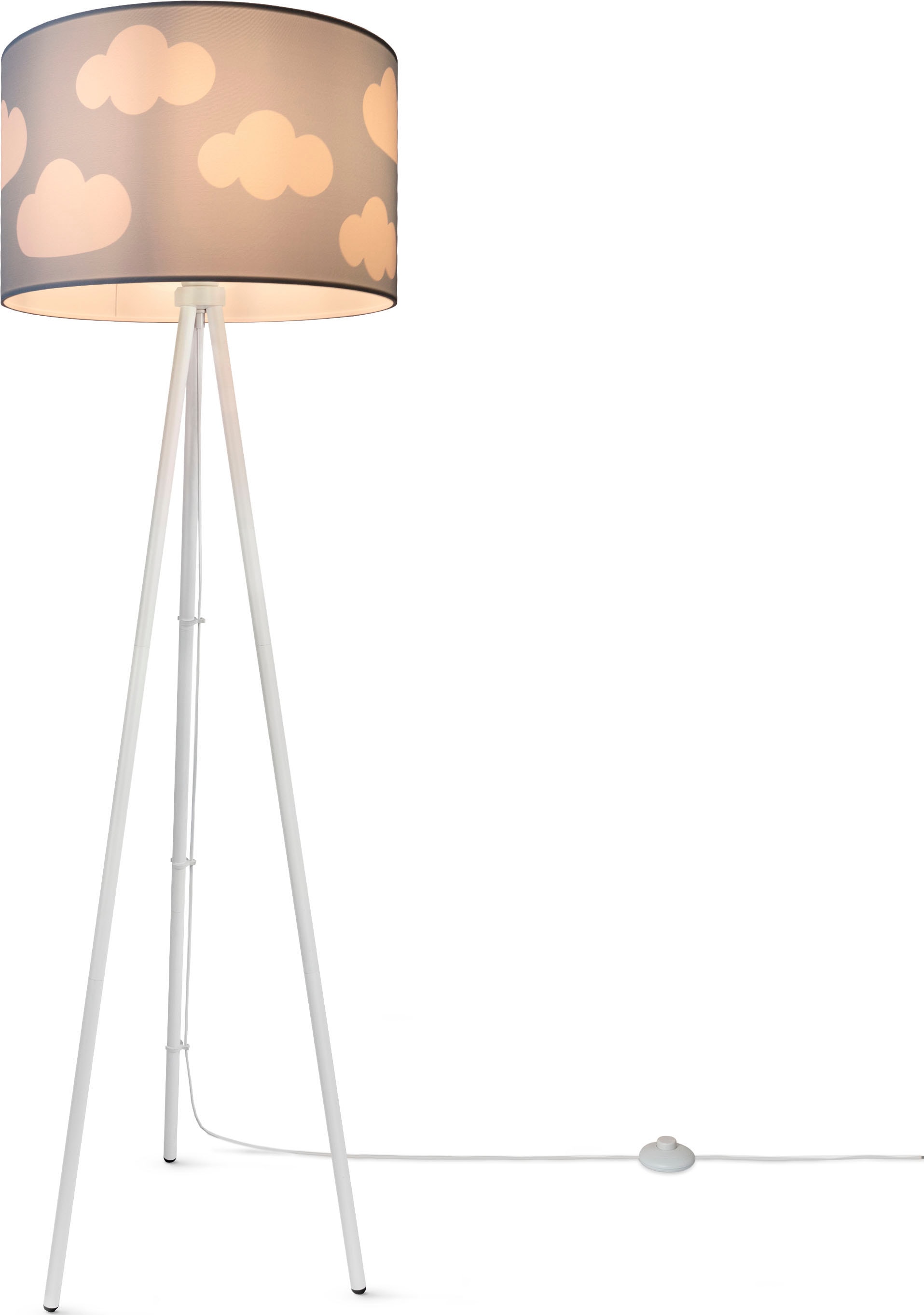 Paco Home Stehlampe »Trina Pastell Wolken Stehlampe Lampenschirm Cosmo«, Stoff OTTO Kinderzimmer bei Spielzimmer