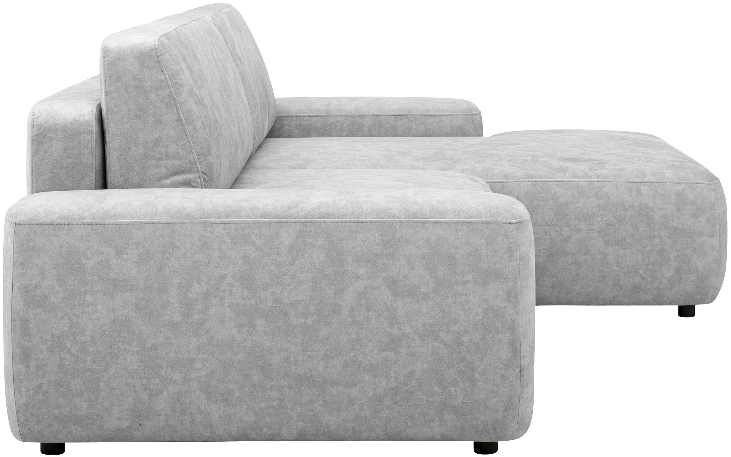 INOSIGN Ecksofa »TORGE (264cm), Schlafsofa in Cord, Samtvelours o Struktur fein, L-Form«, Schlaffunktion, Bettkasten, Liegefläche: 125/210 cm