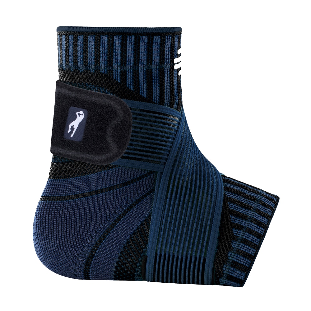 Bauerfeind Sprunggelenkbandage »Sports Ankle Support links« in blau, Größe XS