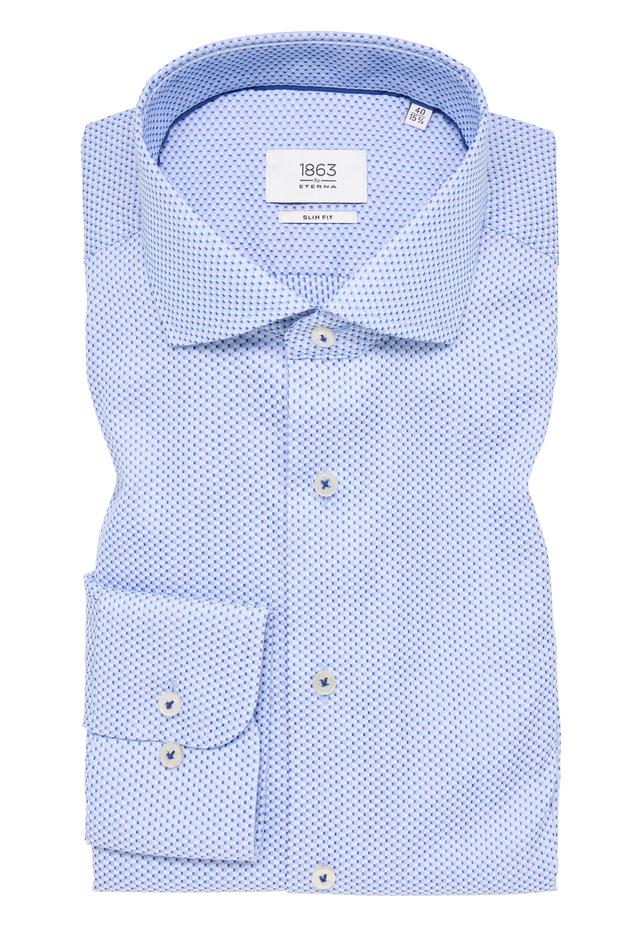 Eterna Langarmhemd »SLIM FIT«, NON IRON (bügelfrei)