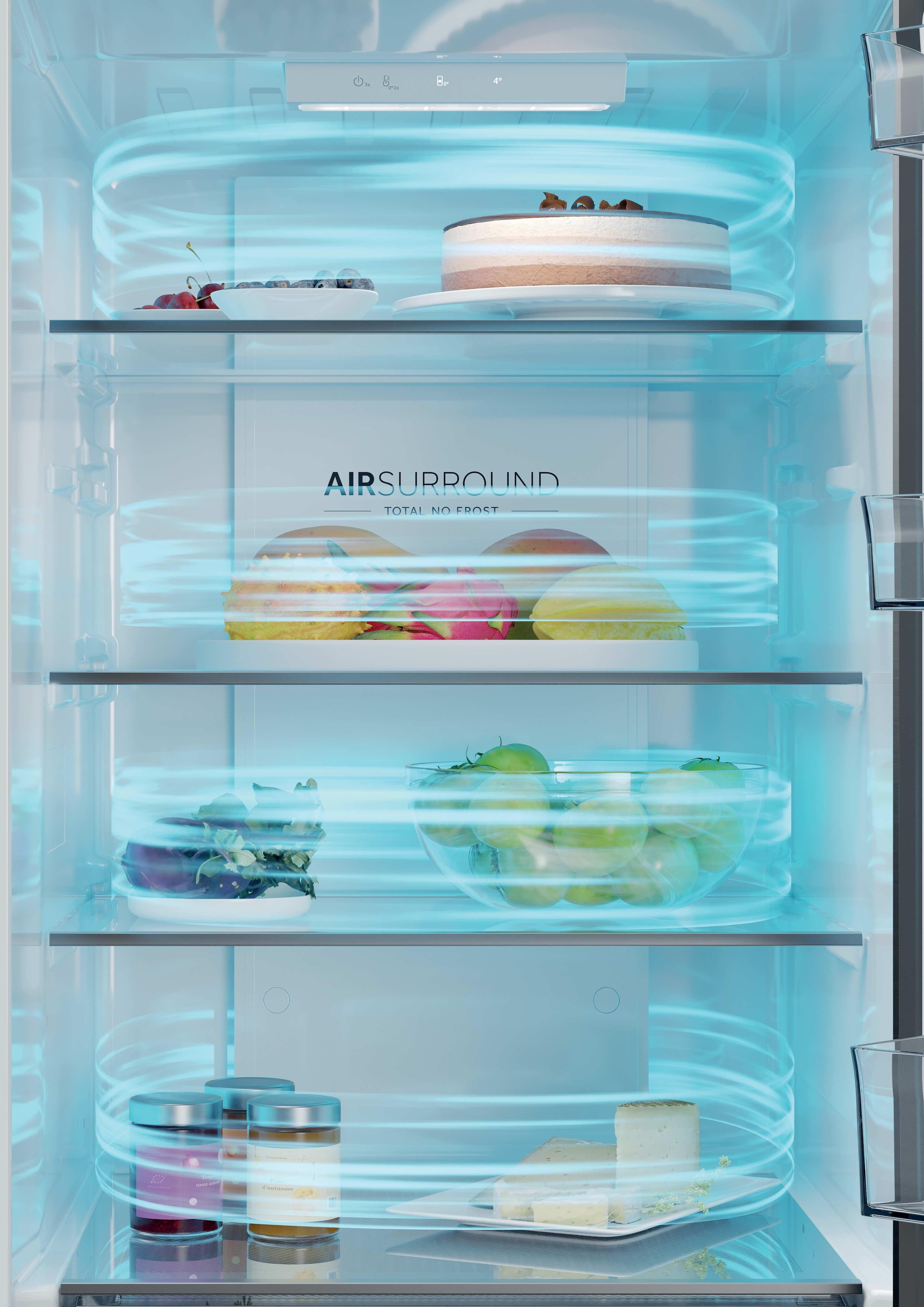 Haier Kühl-/Gefrierkombination »HDPR1618CNPK« 185 cm hoch 59,5 cm breit FreshZone (0 °C): Ideal für leicht verderbliche Lebensmittel