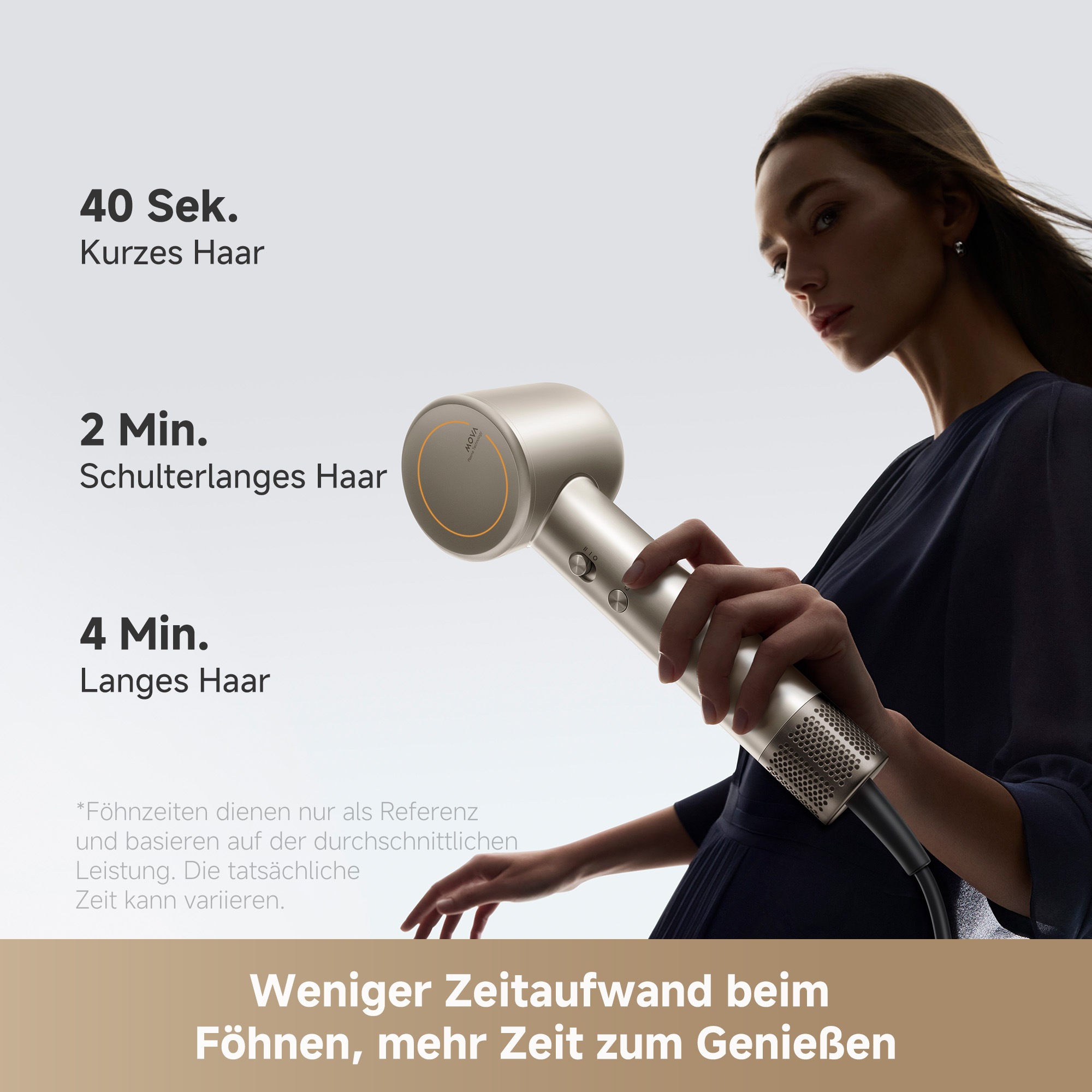 Mova Haartrockner »Shine 10« 1.600 W 1 Aufsätze