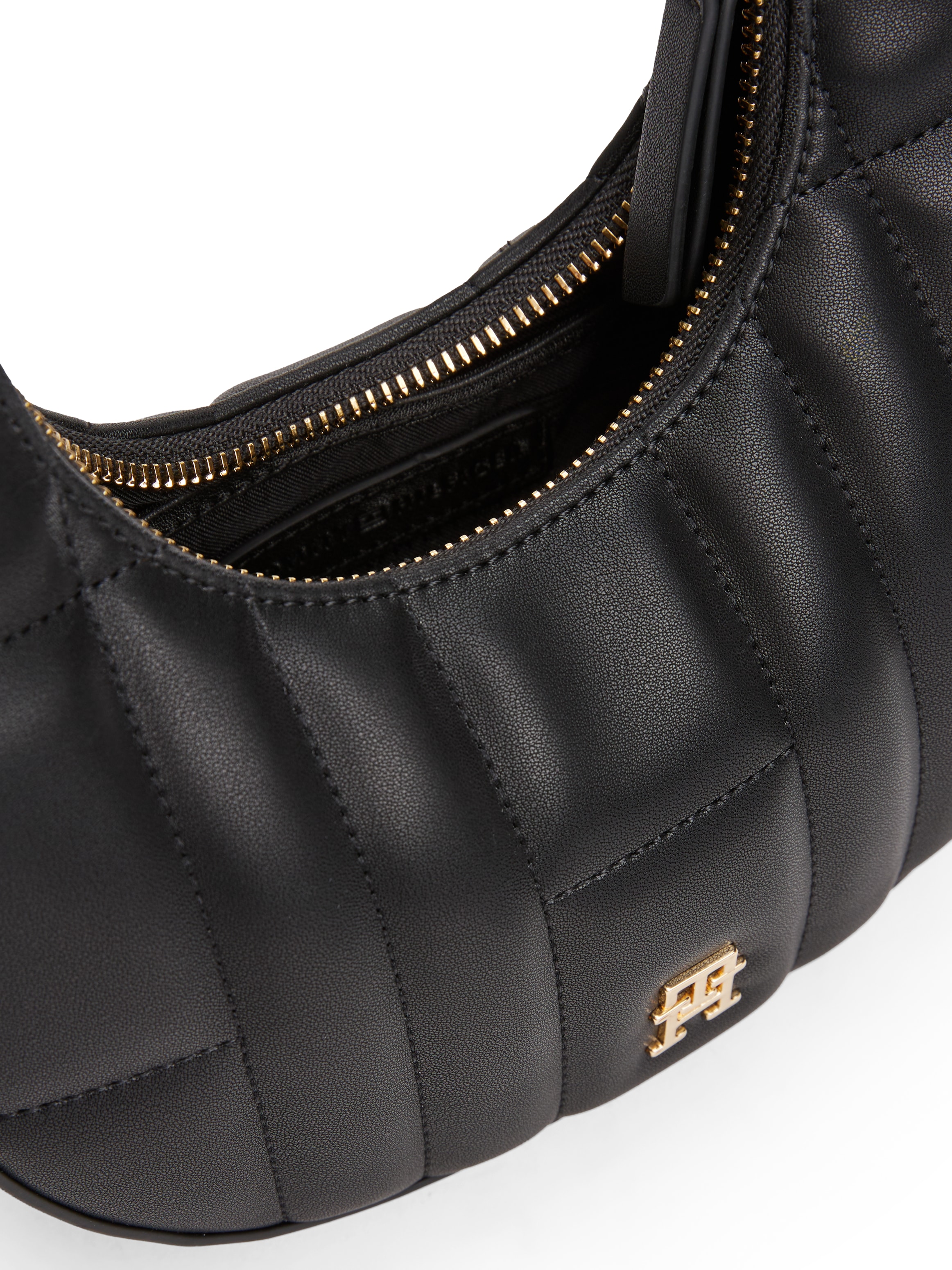 Tommy Hilfiger Schultertasche »TH FEMININE MOON CROSSOVER«, Damen Umhängetasche, Hobo, mit TH-Schmuckelement