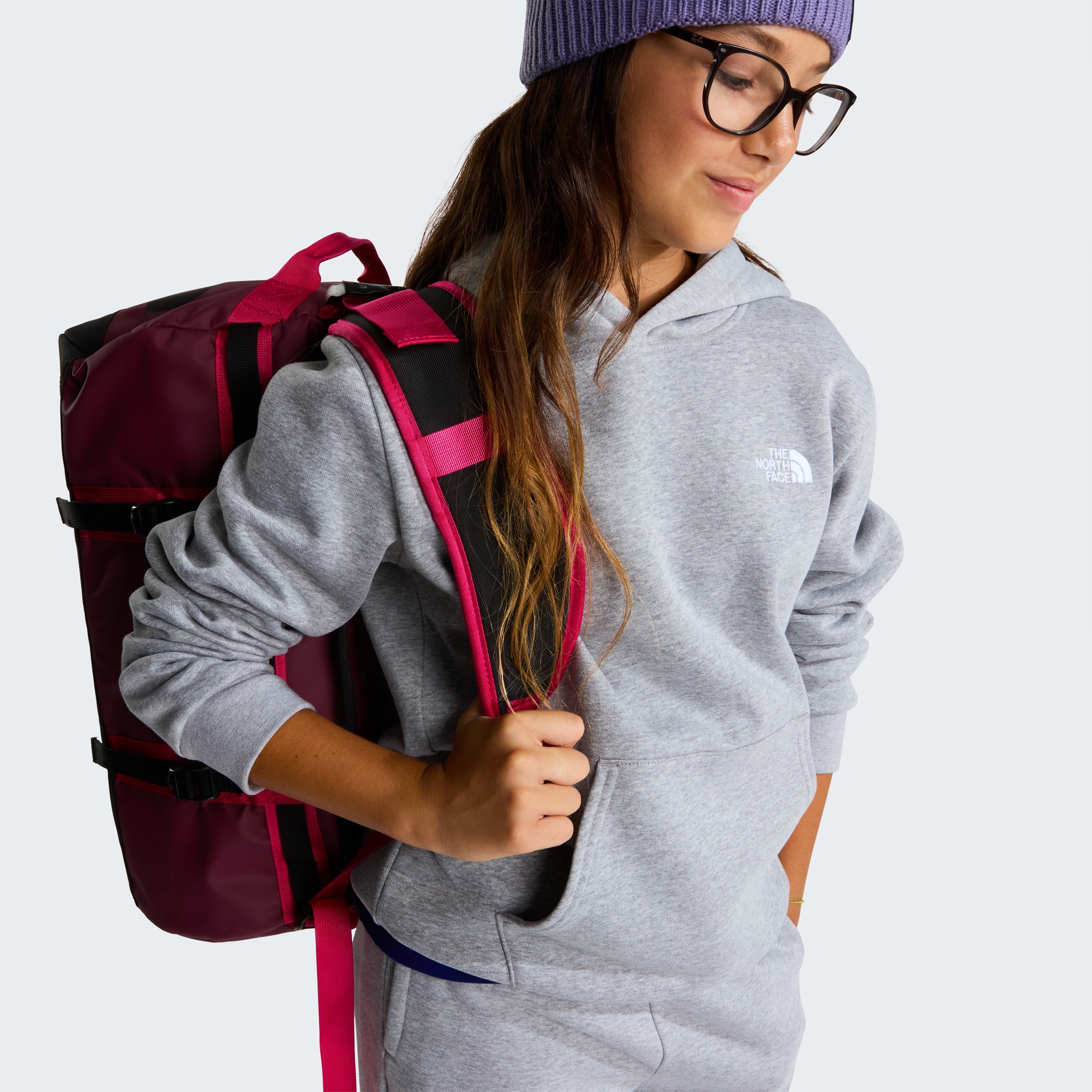 The North Face Kapuzensweatshirt »TEEN EVOLUTION SIMPLE DOME PULLOVER HOOD«, für Jugendliche, mit Kapuze, Langarm, normale Länge
