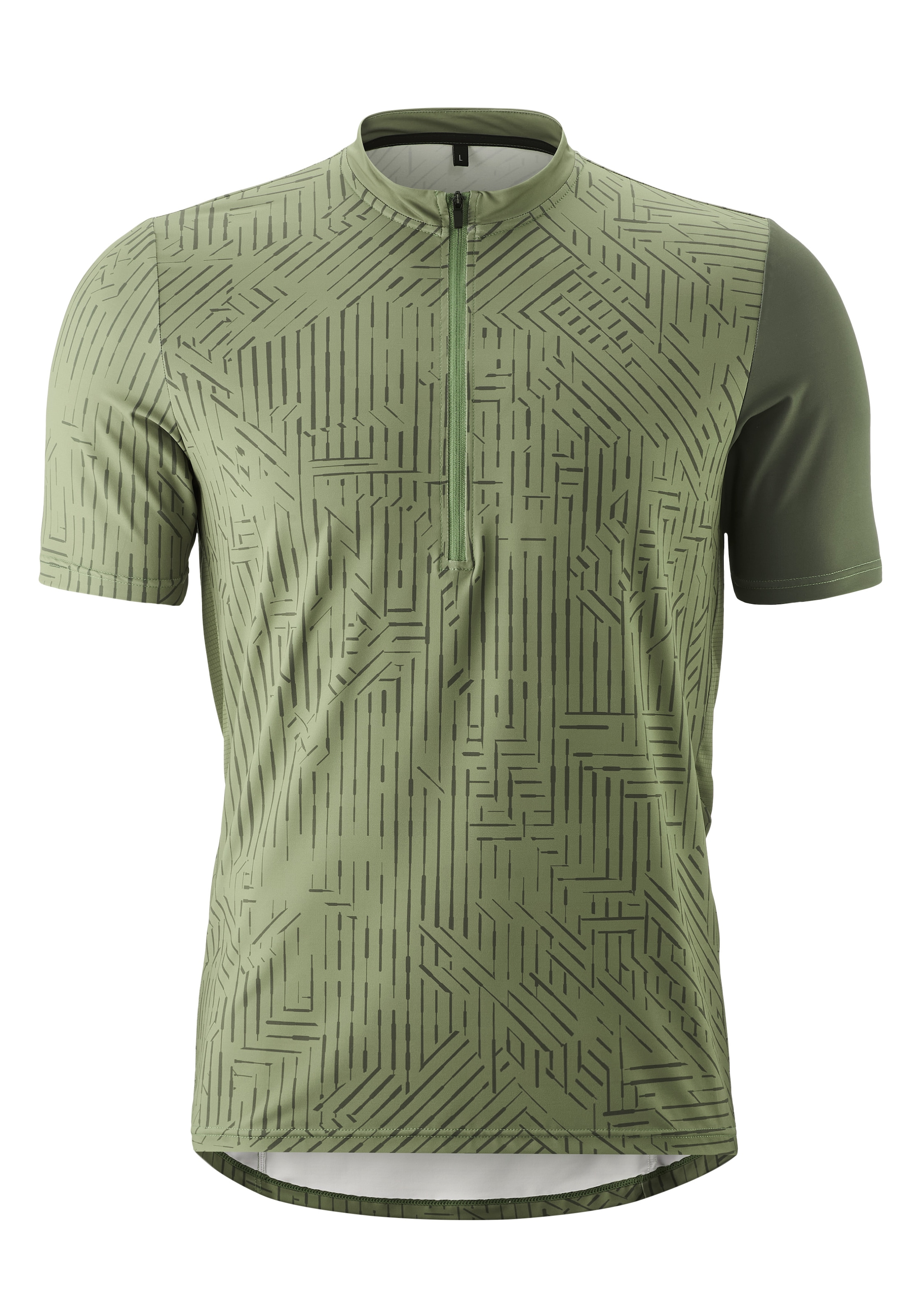 Gonso Radtrikot »Adventure Jersey Halfzip M«, Herren Fahrradtrikot kurzarm, Rückentasche mit RV, Quick-Dry, Slim Fit
