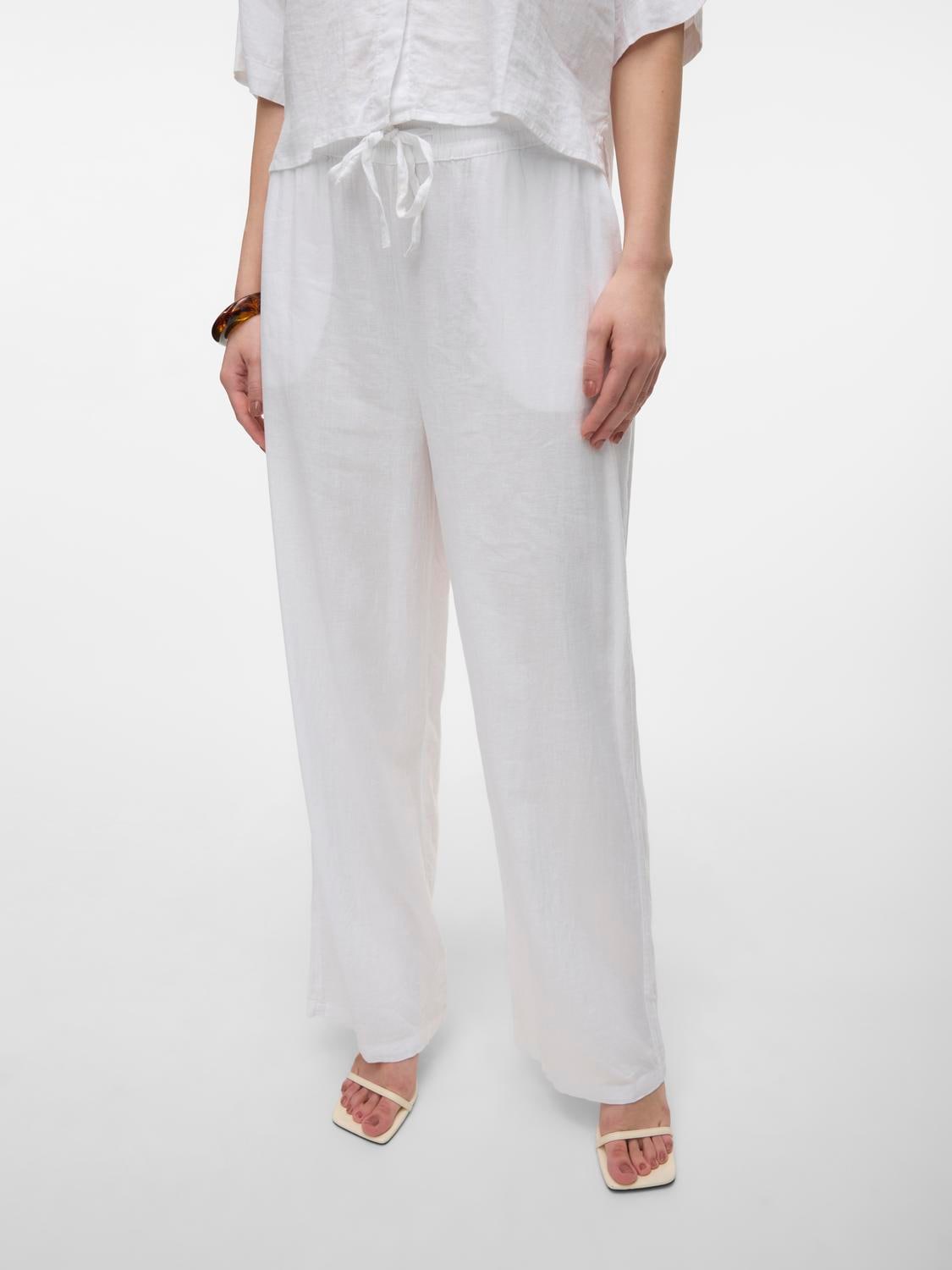 Vero Moda Schlupfhose »VMLINN LINEN PANTS WVN NOOS«