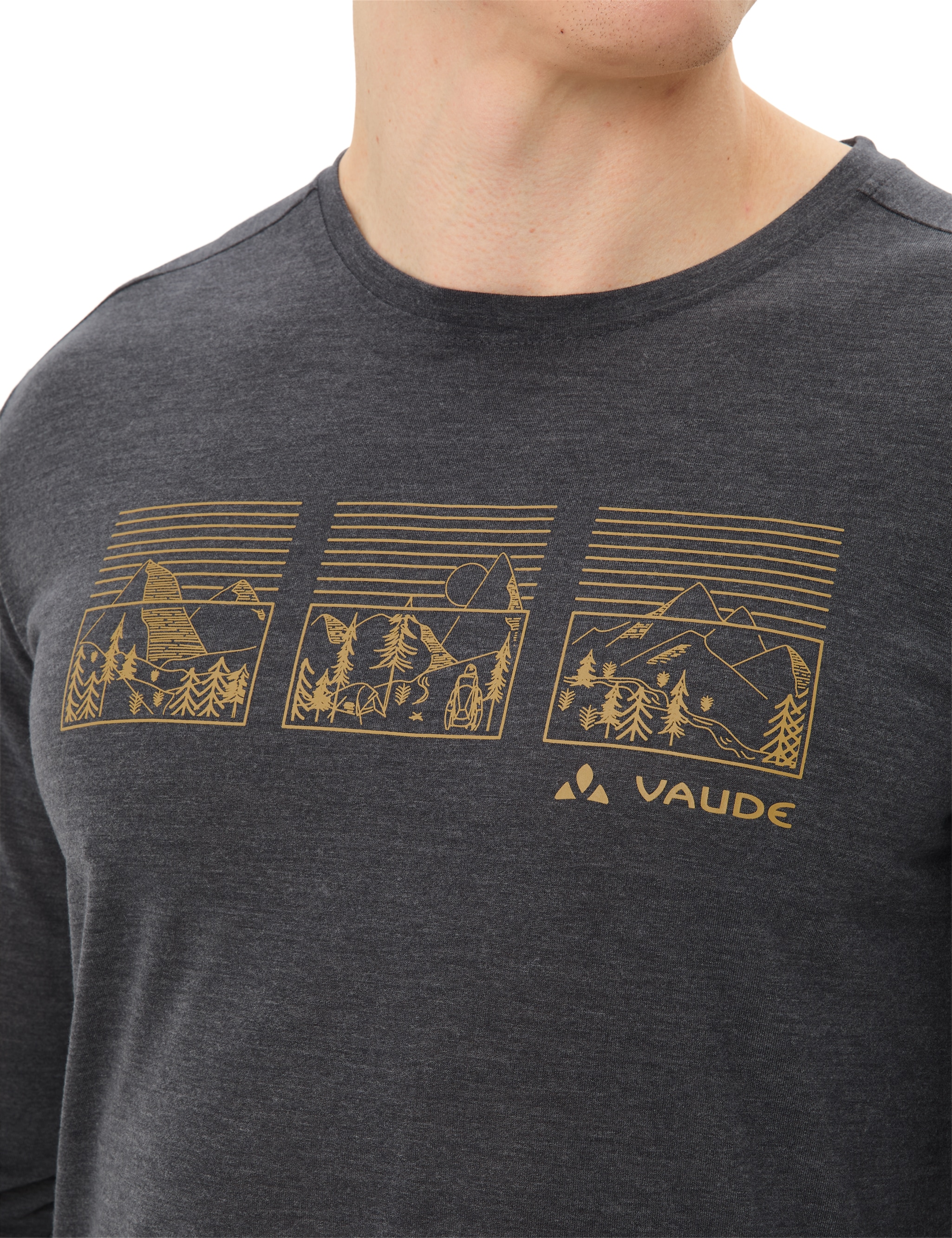 VAUDE Langarmshirt »MEN'S ROSEMOOR LS T-SHIRT III«, (1 tlg.)