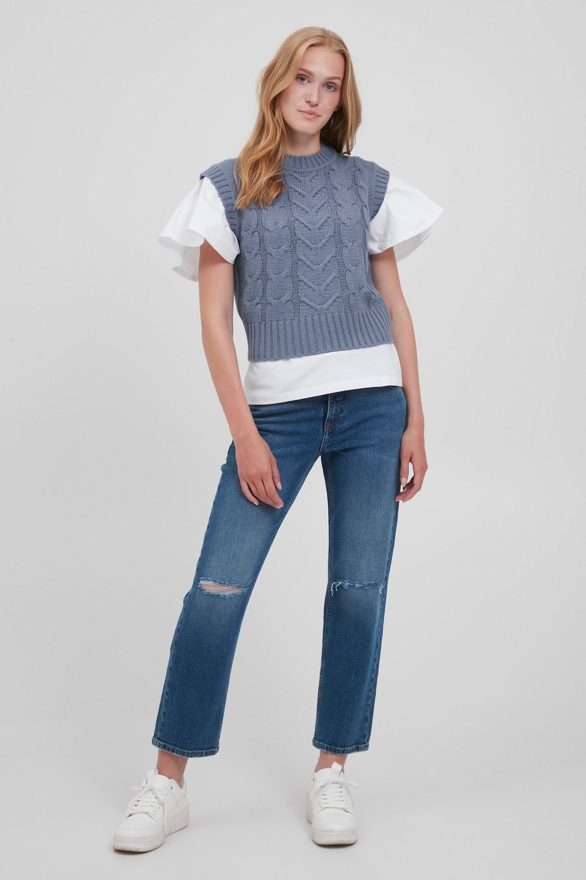 b.young Strickjacke »Pullunder BYOtinka«