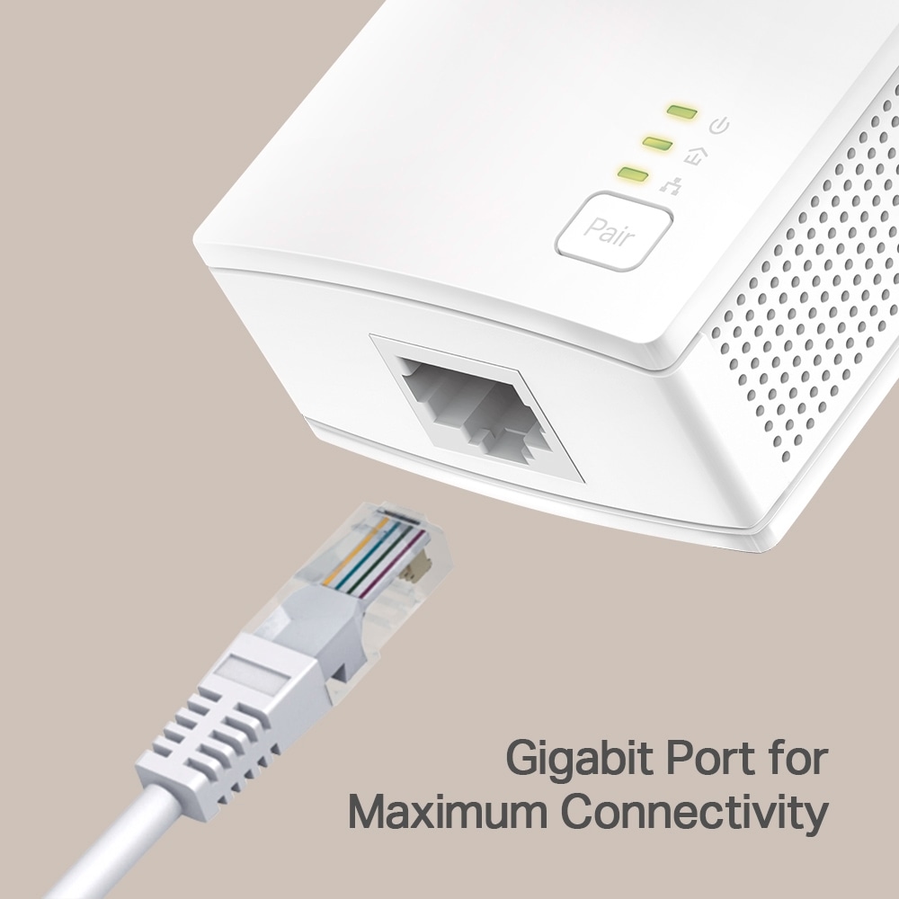 TP-Link WLAN-Repeater »TL-PA717 KIT AV1000 Gigabit Powerline Starter Kit«