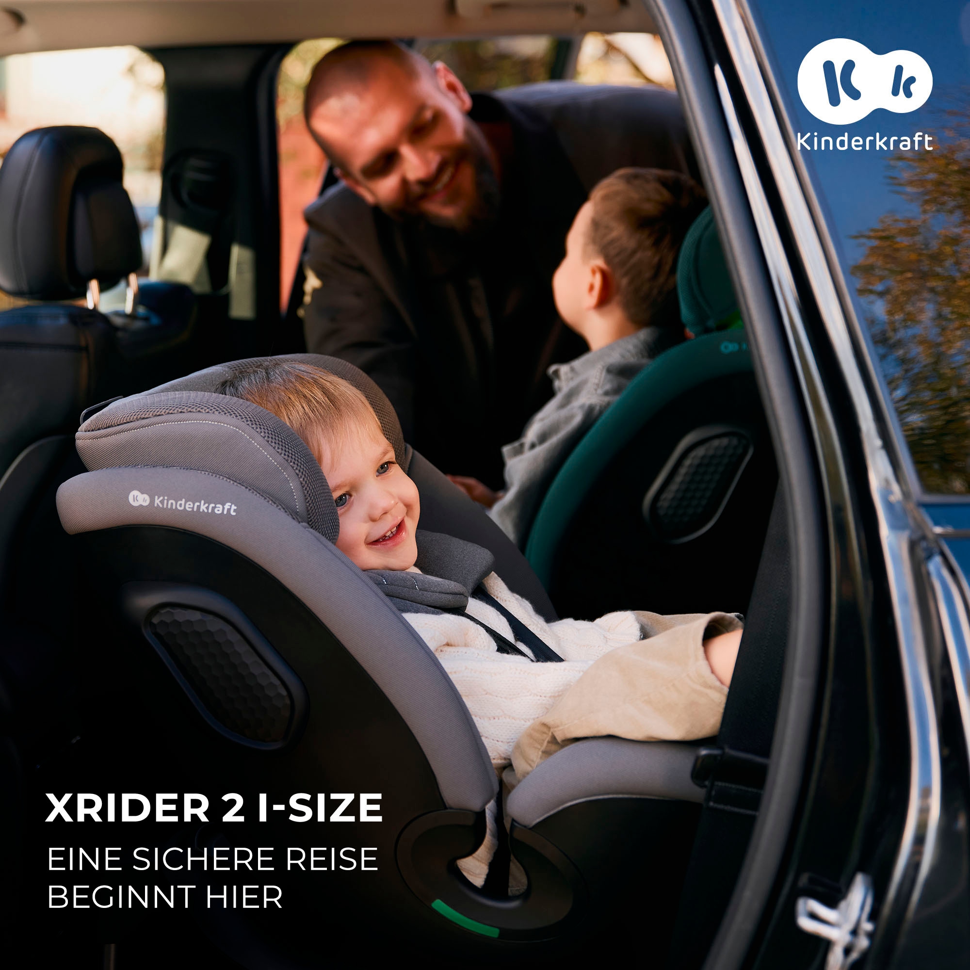Kinderkraft Autokindersitz »XRIDER 2 i-Size« Klasse 0 / 1 / II / III (bis 36 kg) 360° – drehbarer Kindersitz