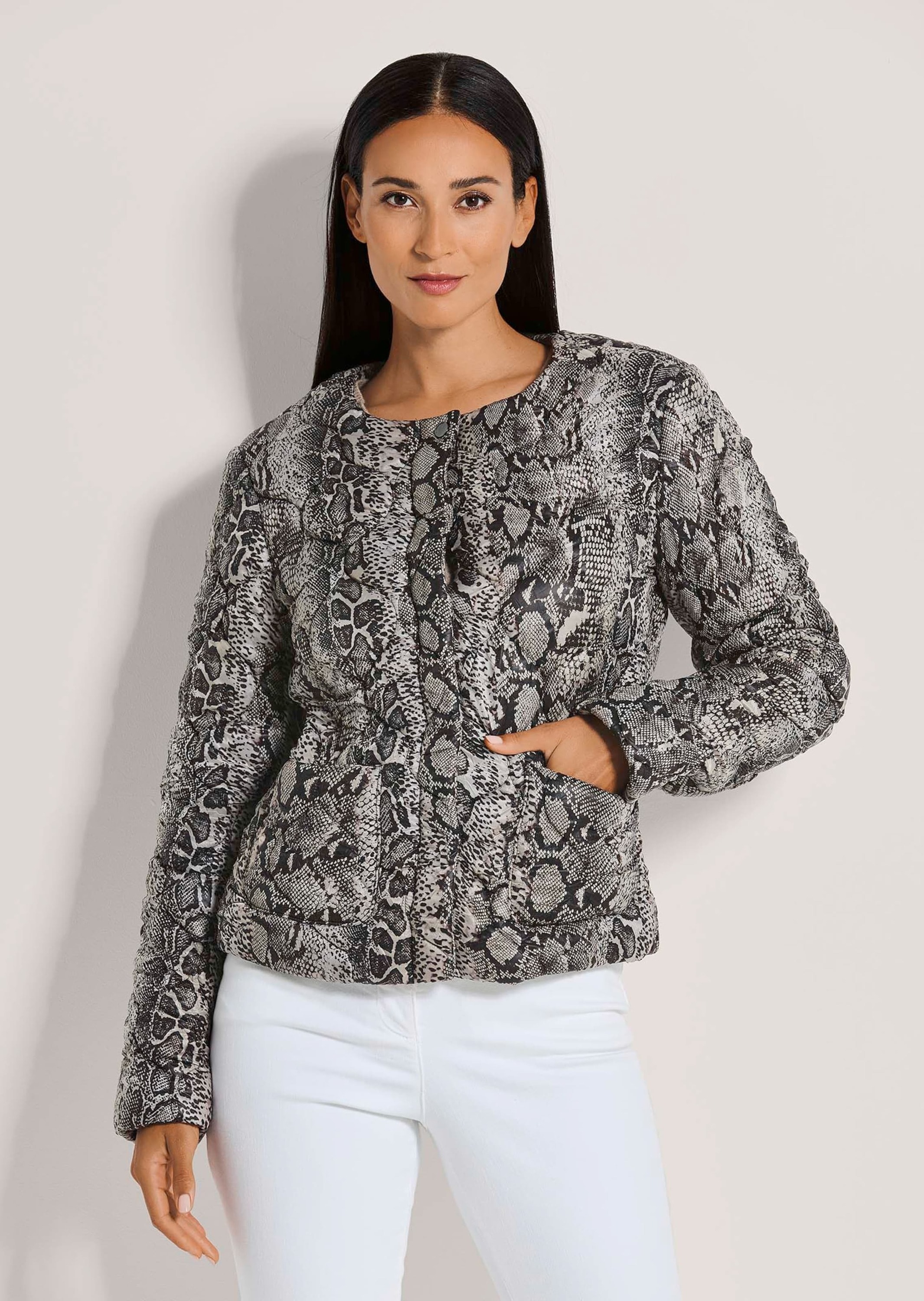 MADELEINE Steppjacke »Jacke Steppjacke mit Unikat-Print«