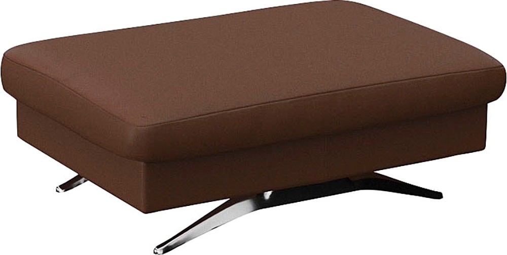 FLEXLUX Pouf »Glow Sitzhocker, Polsterhocker« Hocker mit Stauraum, Fuß Alu