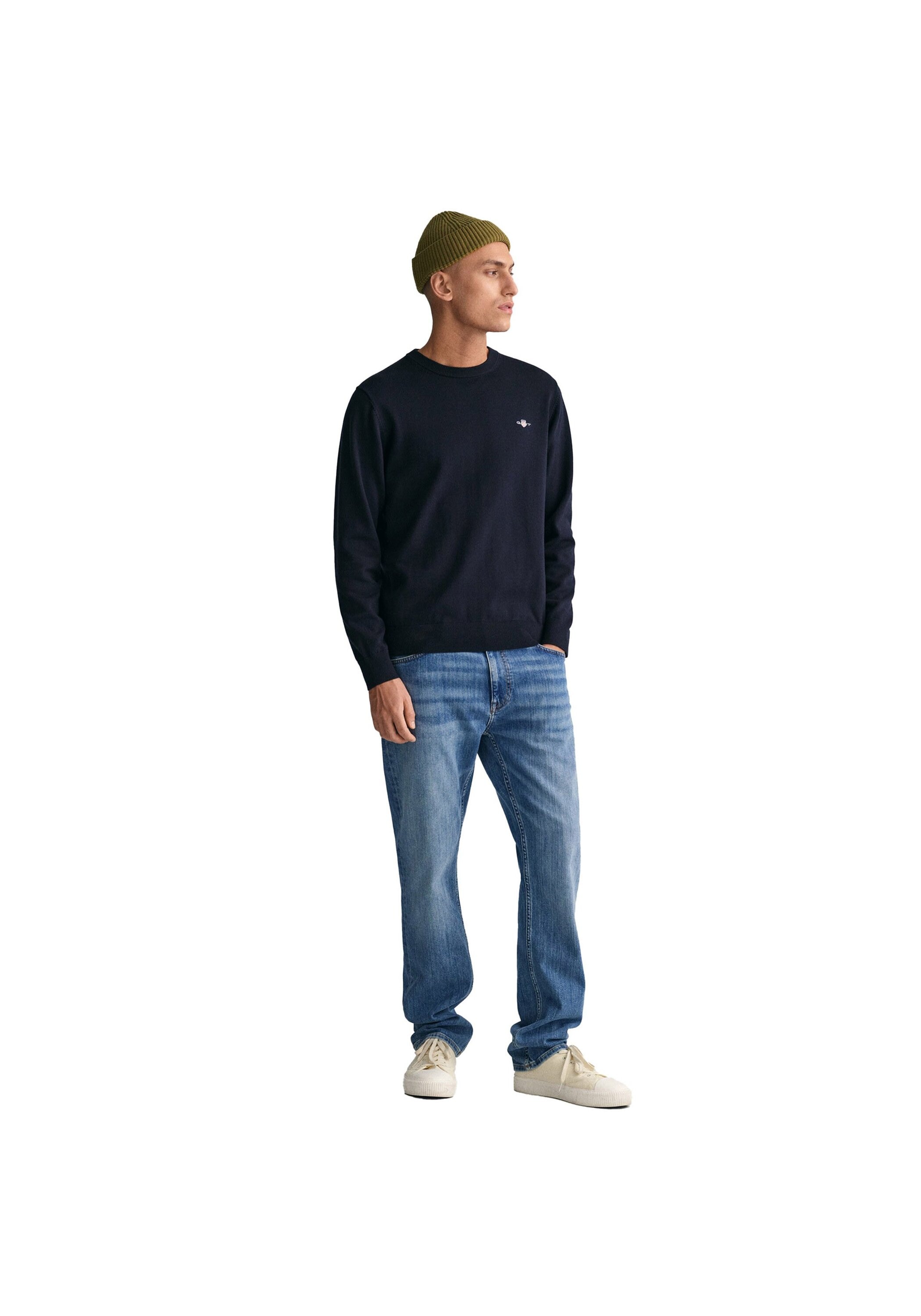 Gant Sweater »Strickpullover CLASSIC COTTON C-NECK«