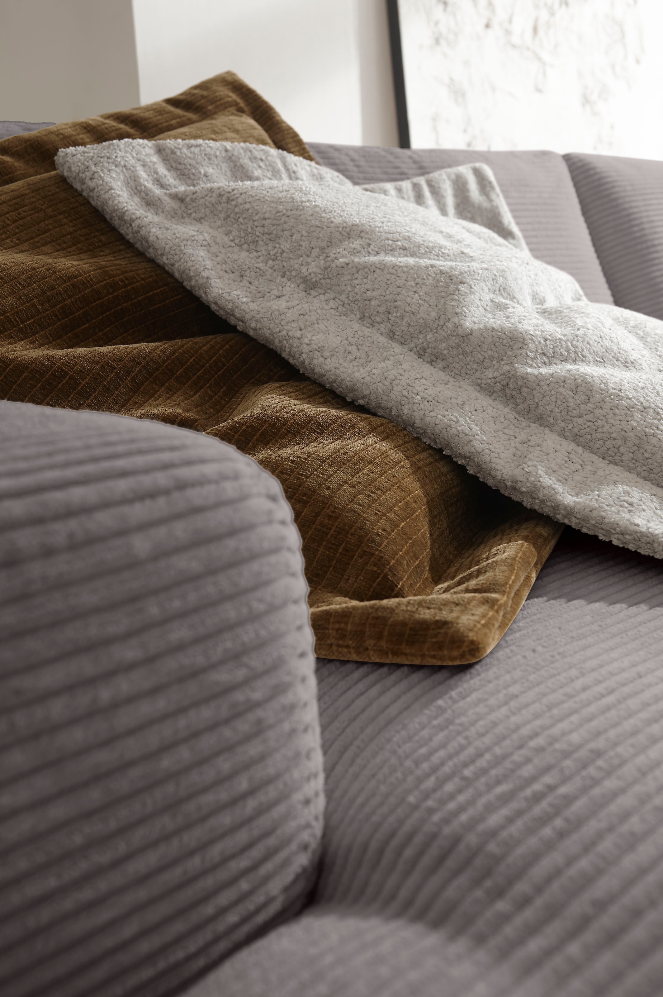Musterring Loungesofa »Lucia«, Cord-Bezug, Breite 292 cm