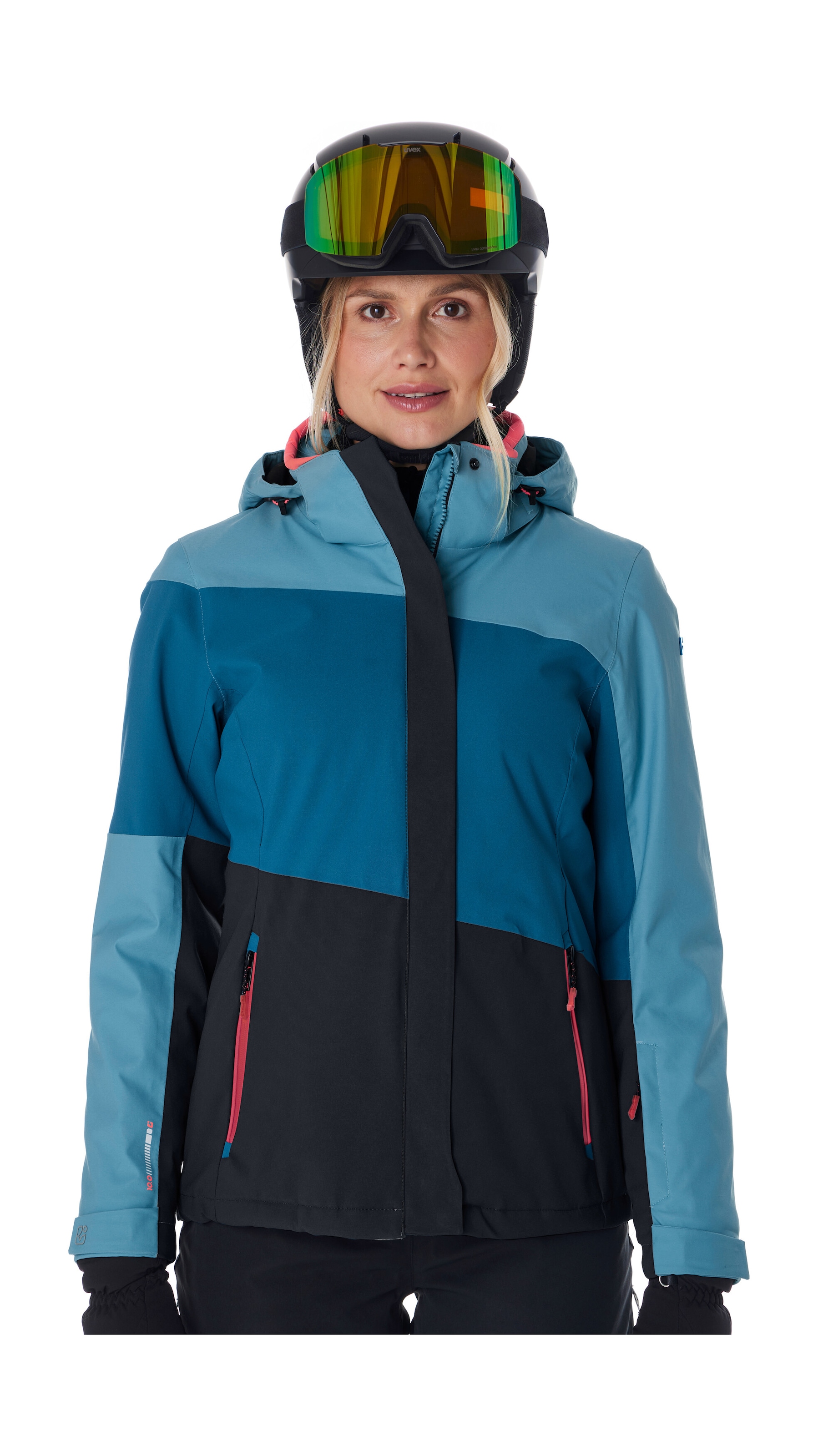 Killtec Skijacke »KSW 67 WMN SKI JCKT« Damen Skijacke: wasserdicht, atmungsaktiv, abnehmbare Kapuze
