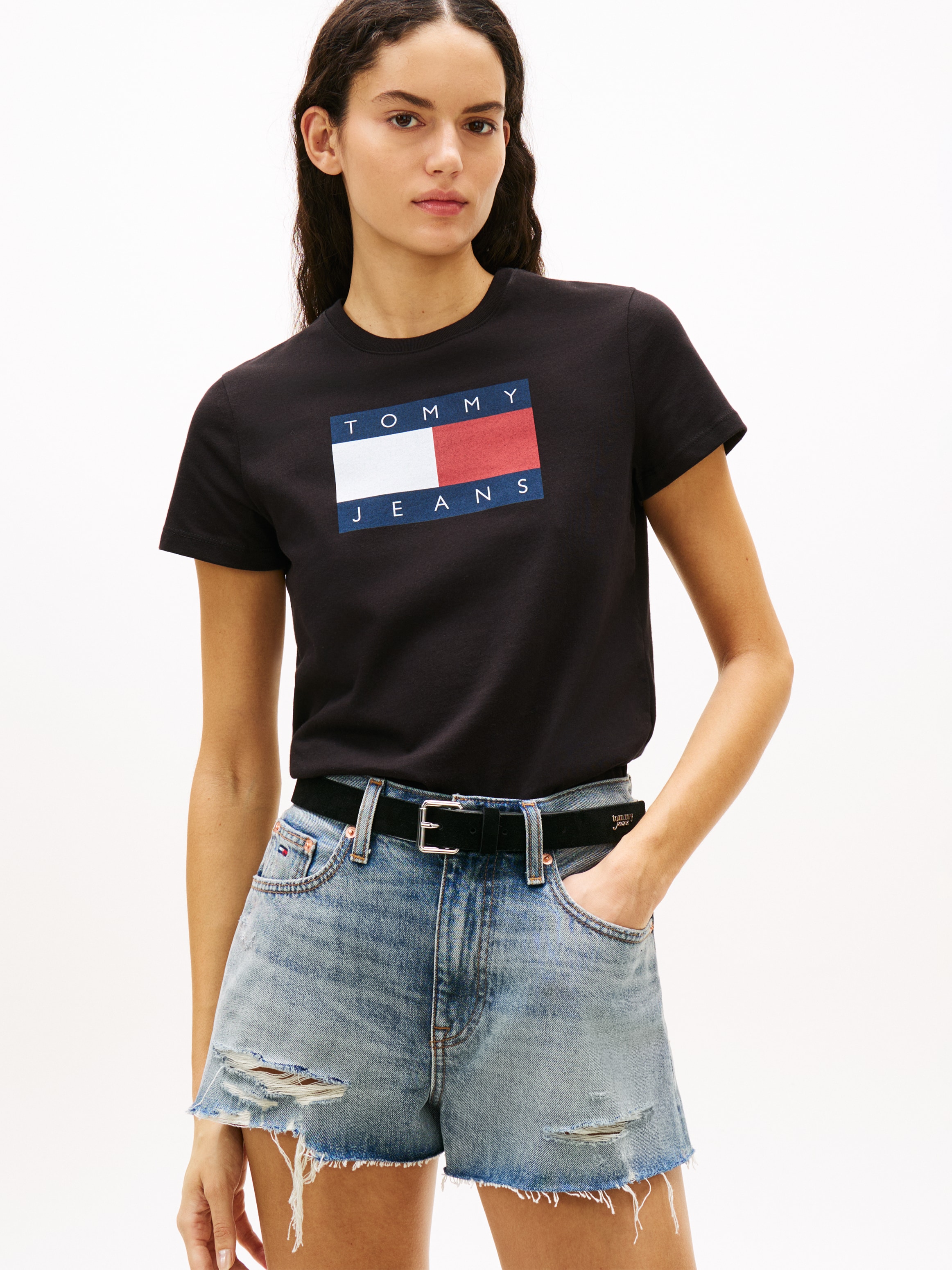 Tommy Jeans Kurzarmshirt »TJW REG TJ FLAG SS TEE«