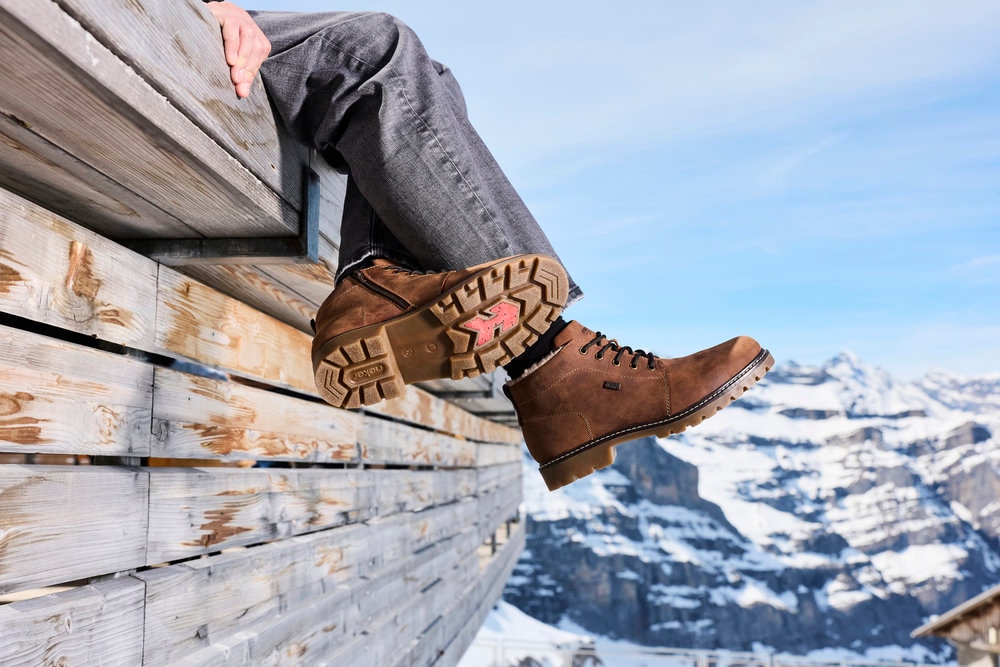 Rieker Winterboots »FIBER-GRIP«  Winterstiefelette mit wasserabweisender riekerTEX-Membran