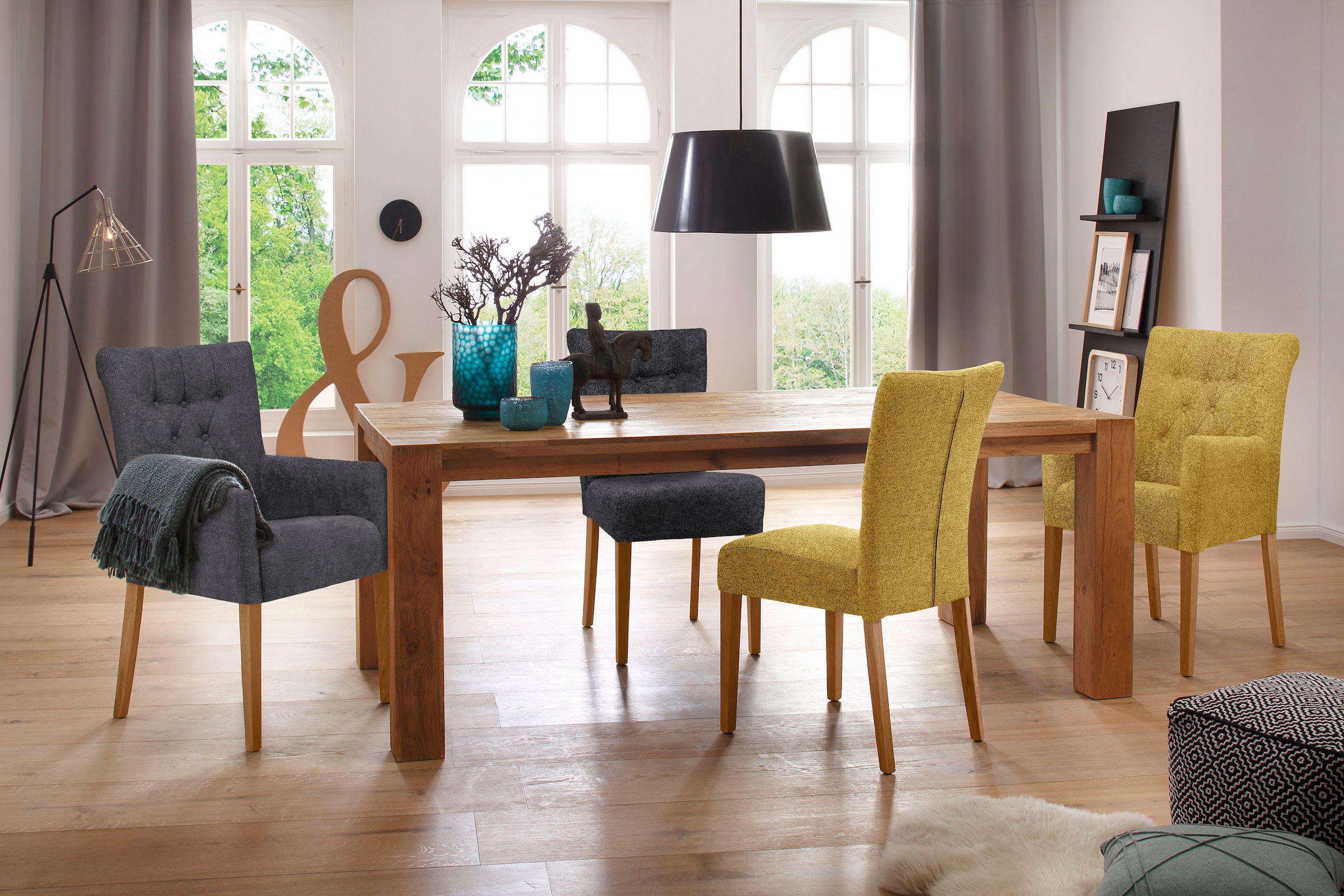 Home affaire Polsterstuhl »Queen« (Set) 2 Stk.Esszimmerstuhl mit Knopfheftung, 2er, 4er oder 6er-Set