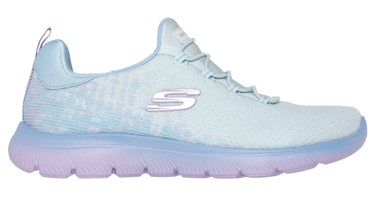 Skechers Slip-On Sneaker »SUMMITS«, Trainingsschuh, Sneaker, Slipper, Halbschuh mit Bungee-Verschluss