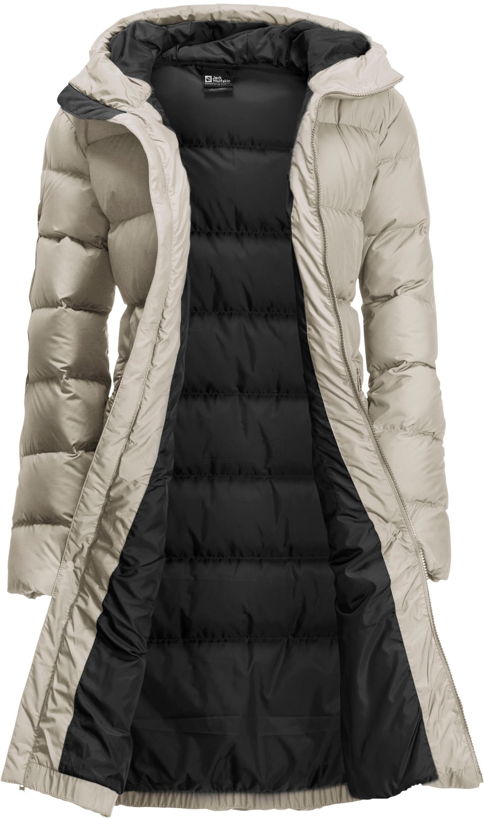 Jack Wolfskin Daunenmantel »FROZEN PALACE COAT W«, mit Kapuze