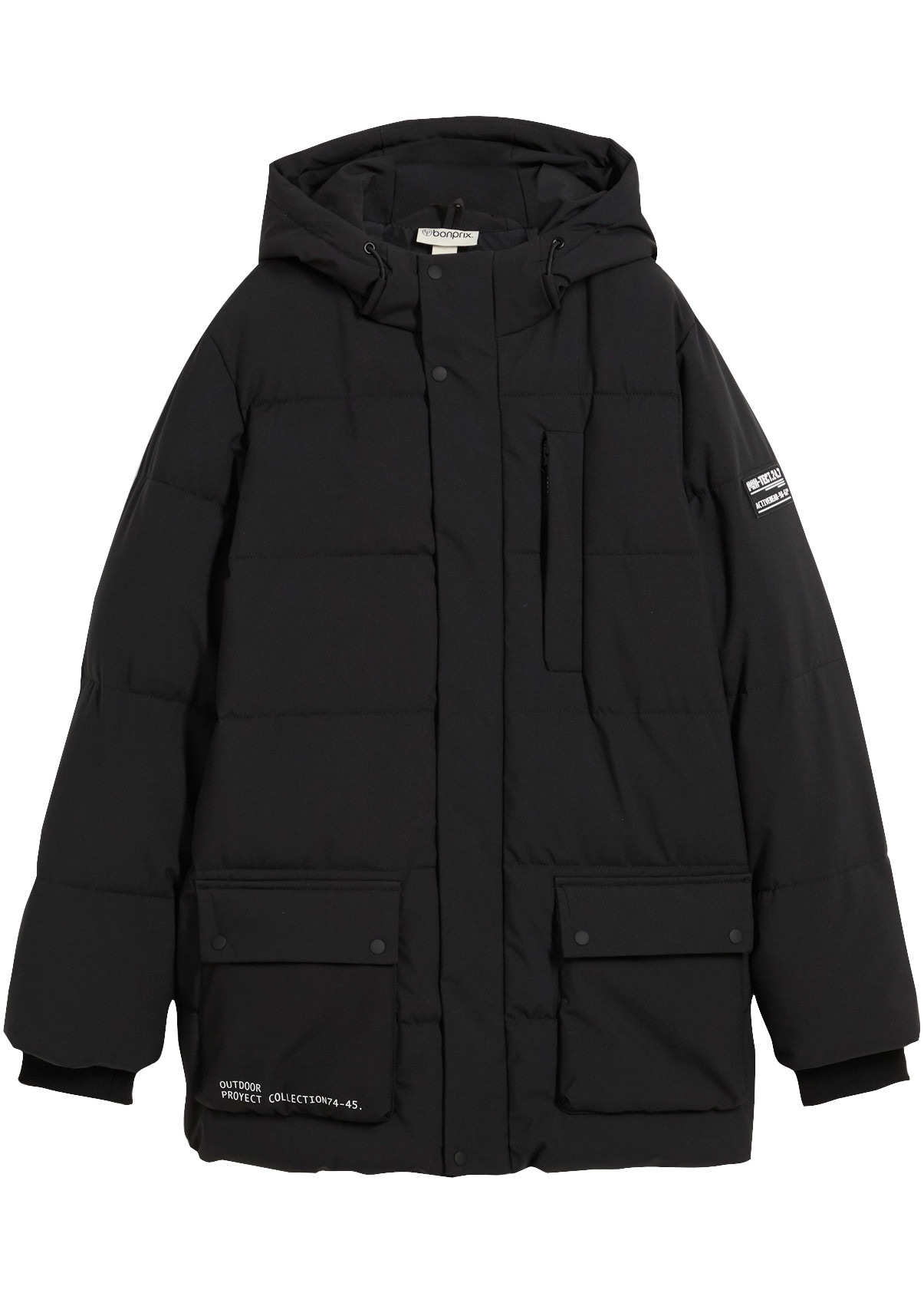 bonprix Steppjacke für Jungen, mit sportiven Details, im Casual-Stil