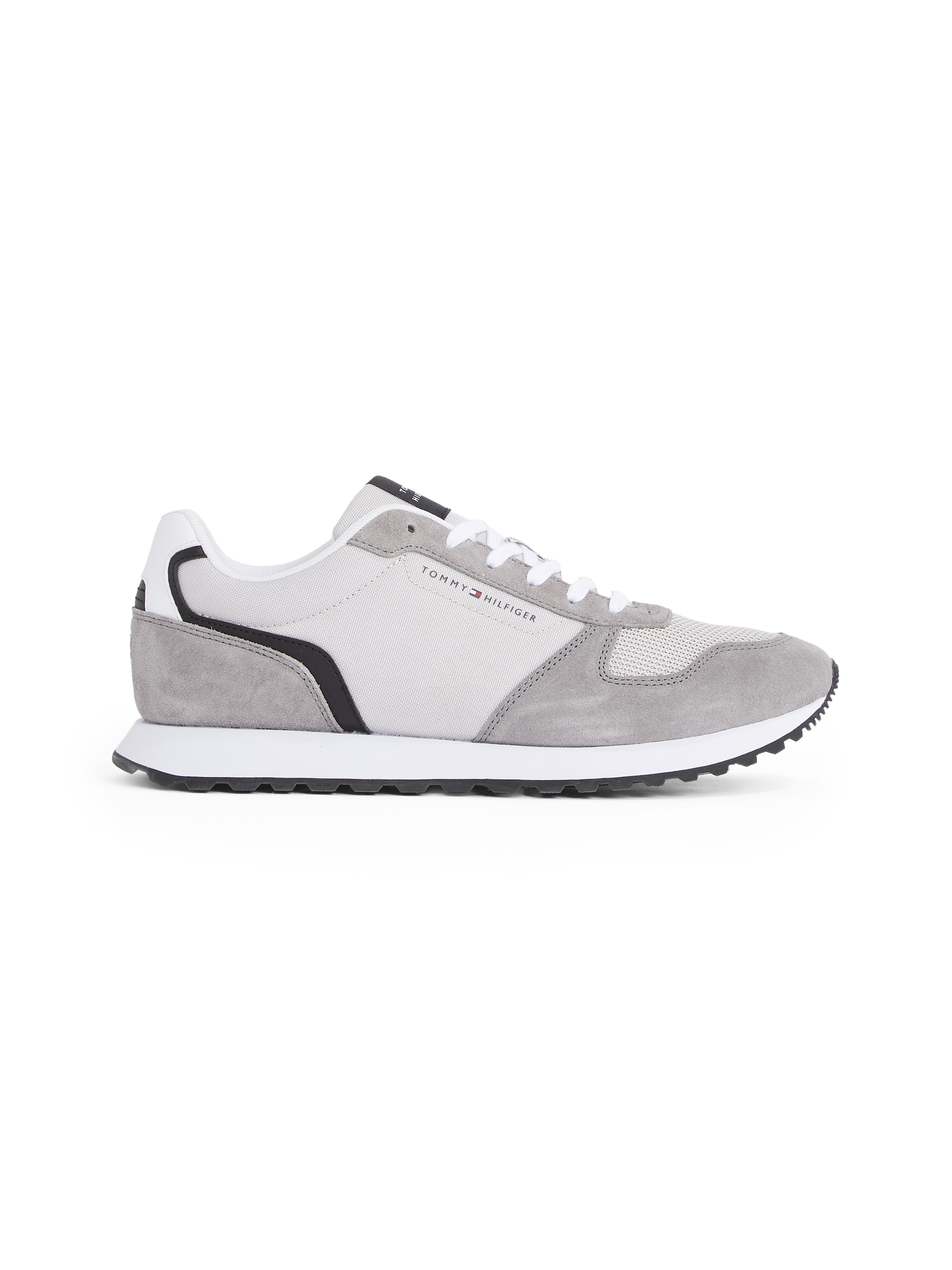 Tommy Hilfiger Plateausneaker »NEW RUNNER EVA MIX«, Freizeitschuh, Halbschuh, Schnürschuh mit Kontrastbesätzen