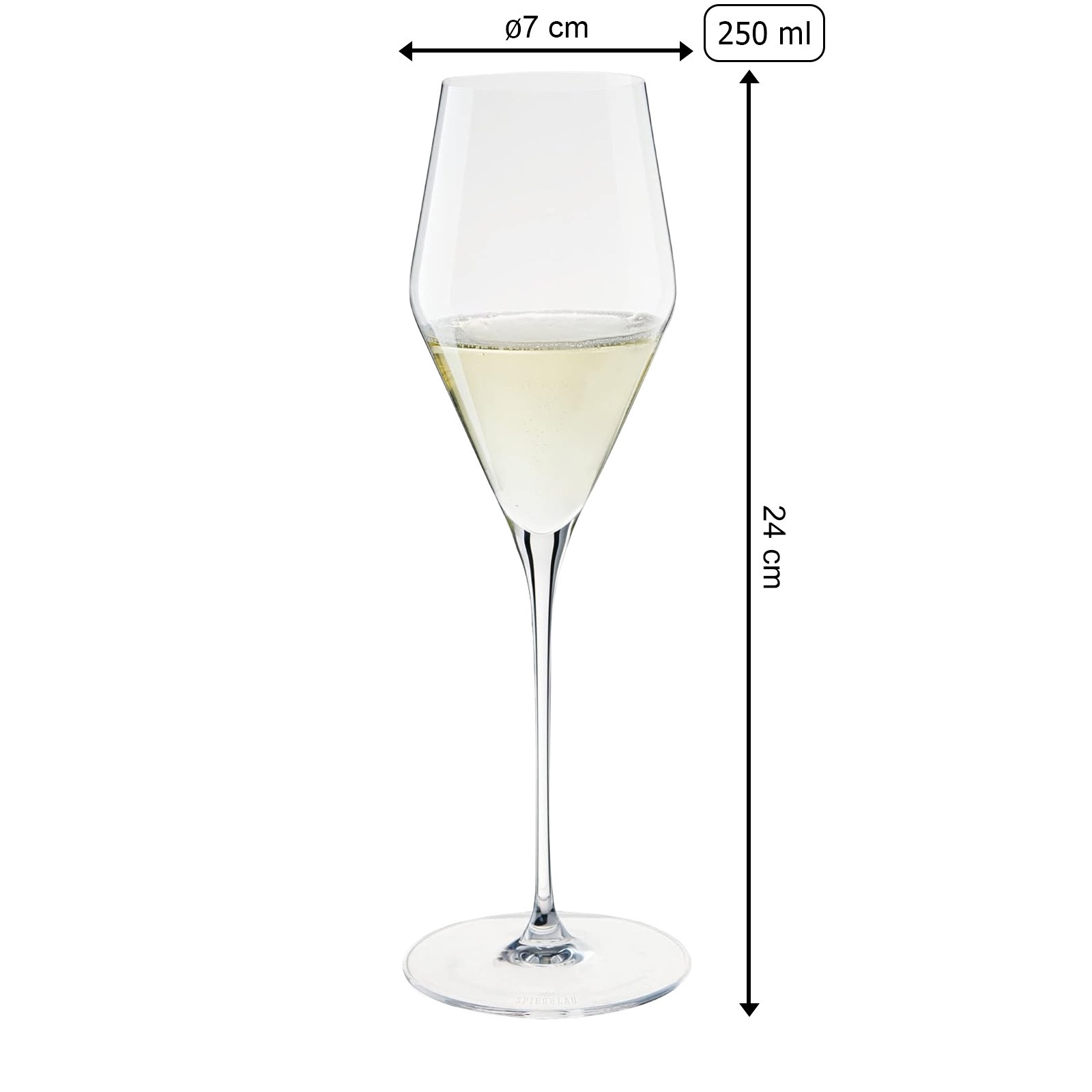 SPIEGELAU Champagnerglas »Champagnergläser Definition 250 ml 2er Set transparent«