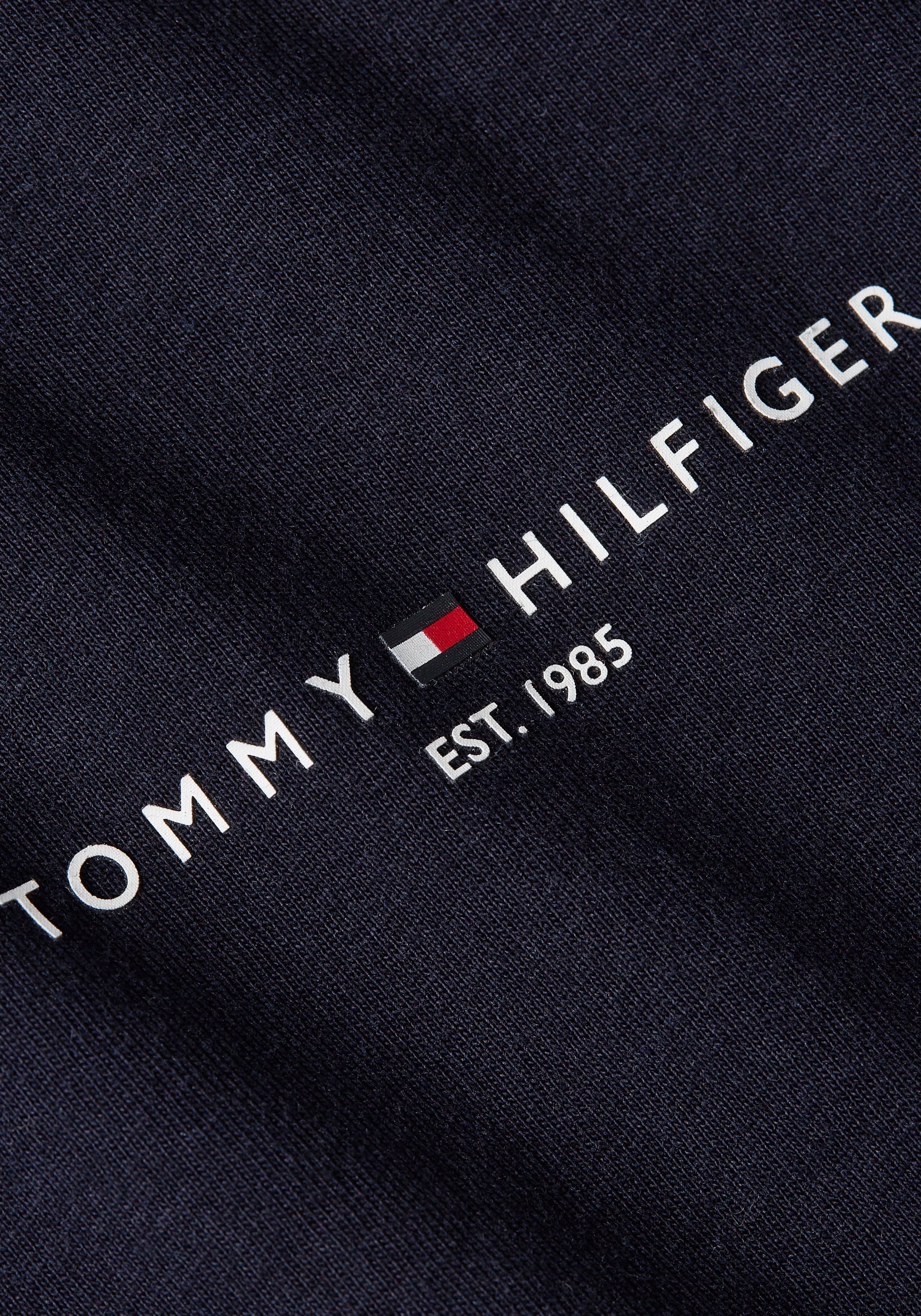 Hilfiger an online STRIPE Farben PREP Streifen beiden Rundhalsshirt Tommy TH- mit kaufen Ärmeln bei »GLOBAL TEE«, in OTTO