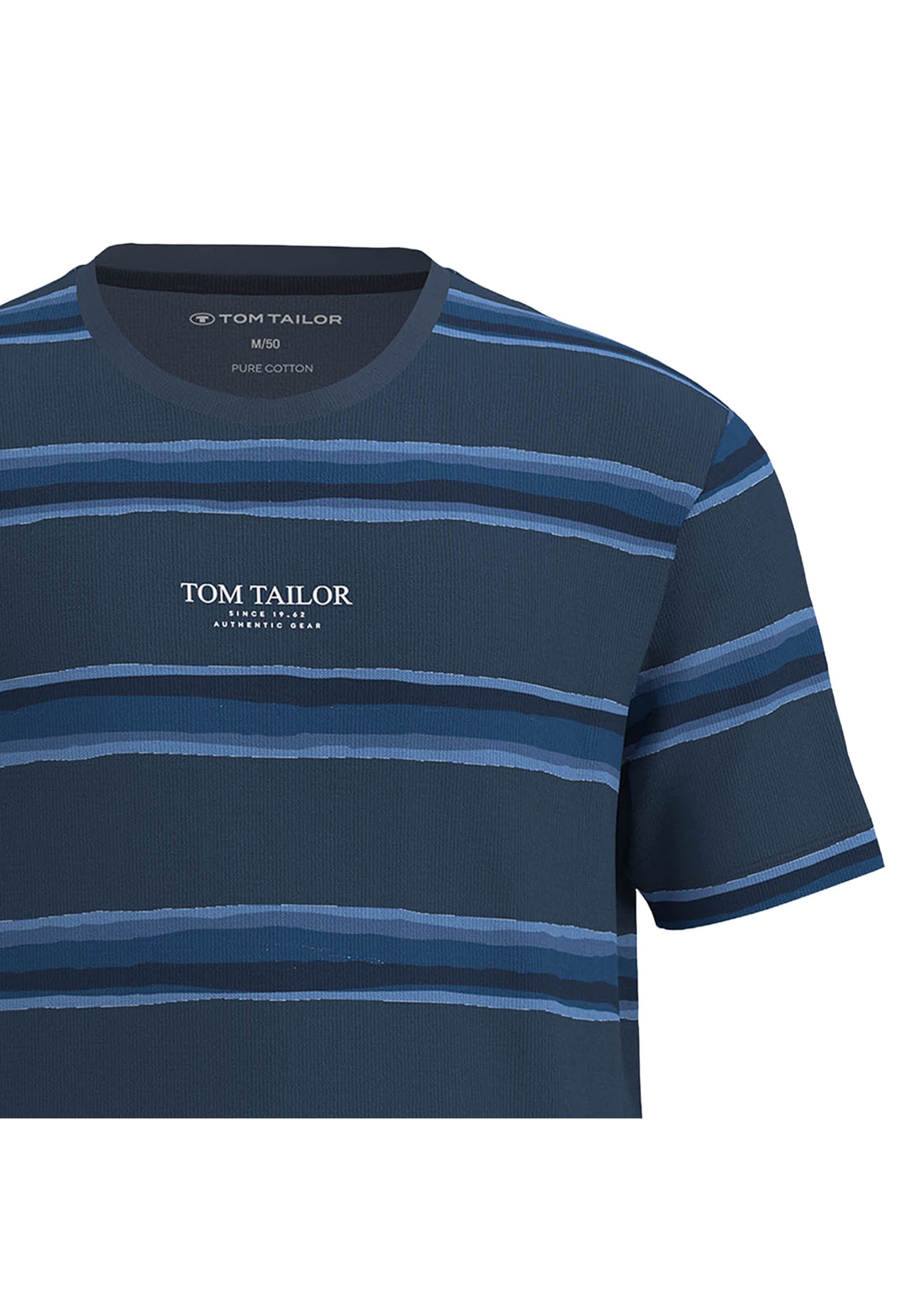 TOM TAILOR Schlafanzug »Pyjama Shorty Rundhals«